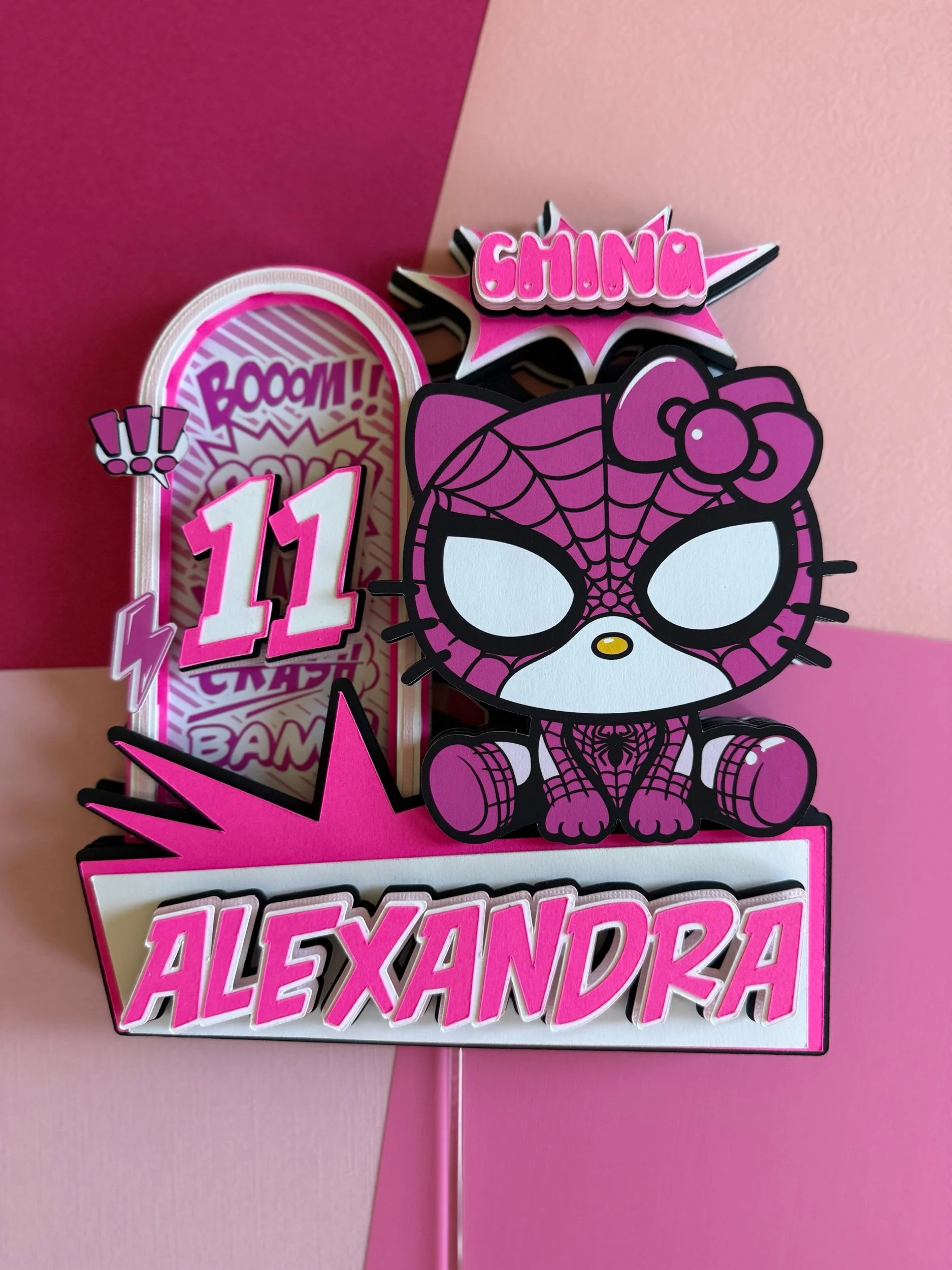 spiderman cake topper