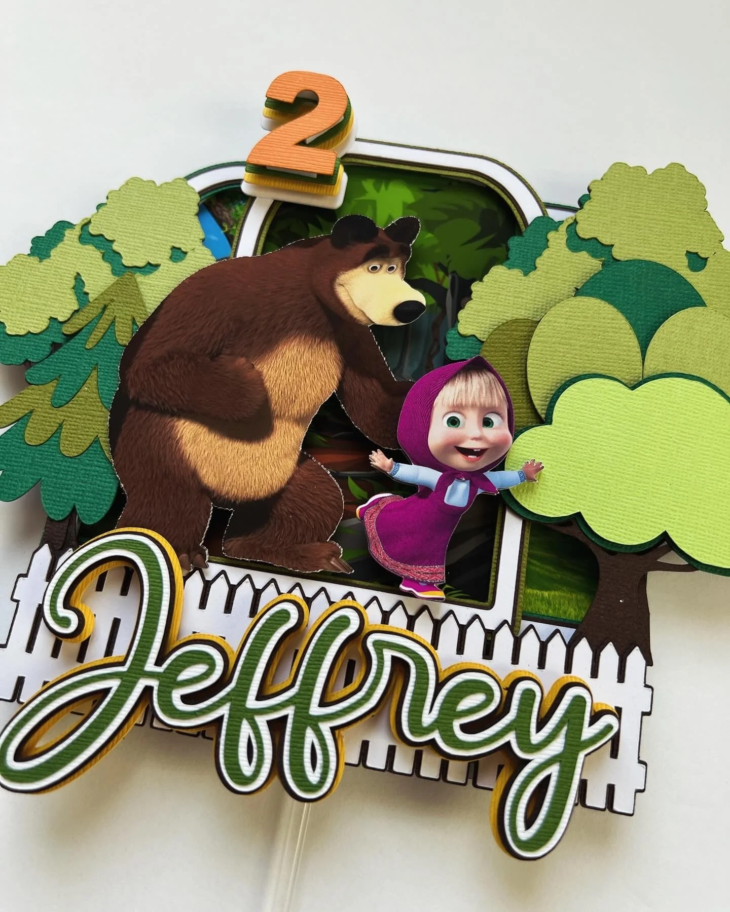 MASHA CAKE TOPPER