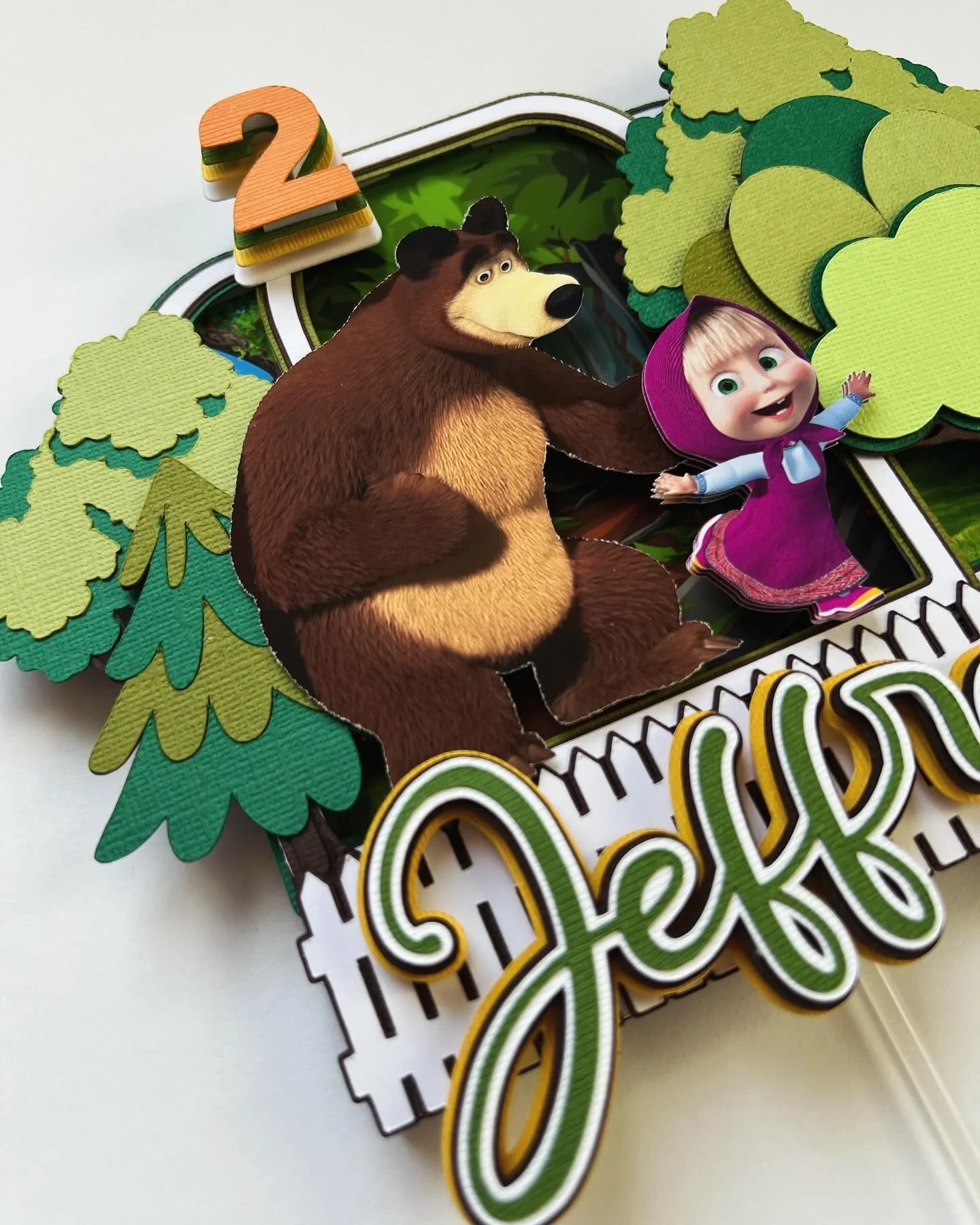 MASHA CAKE TOPPER