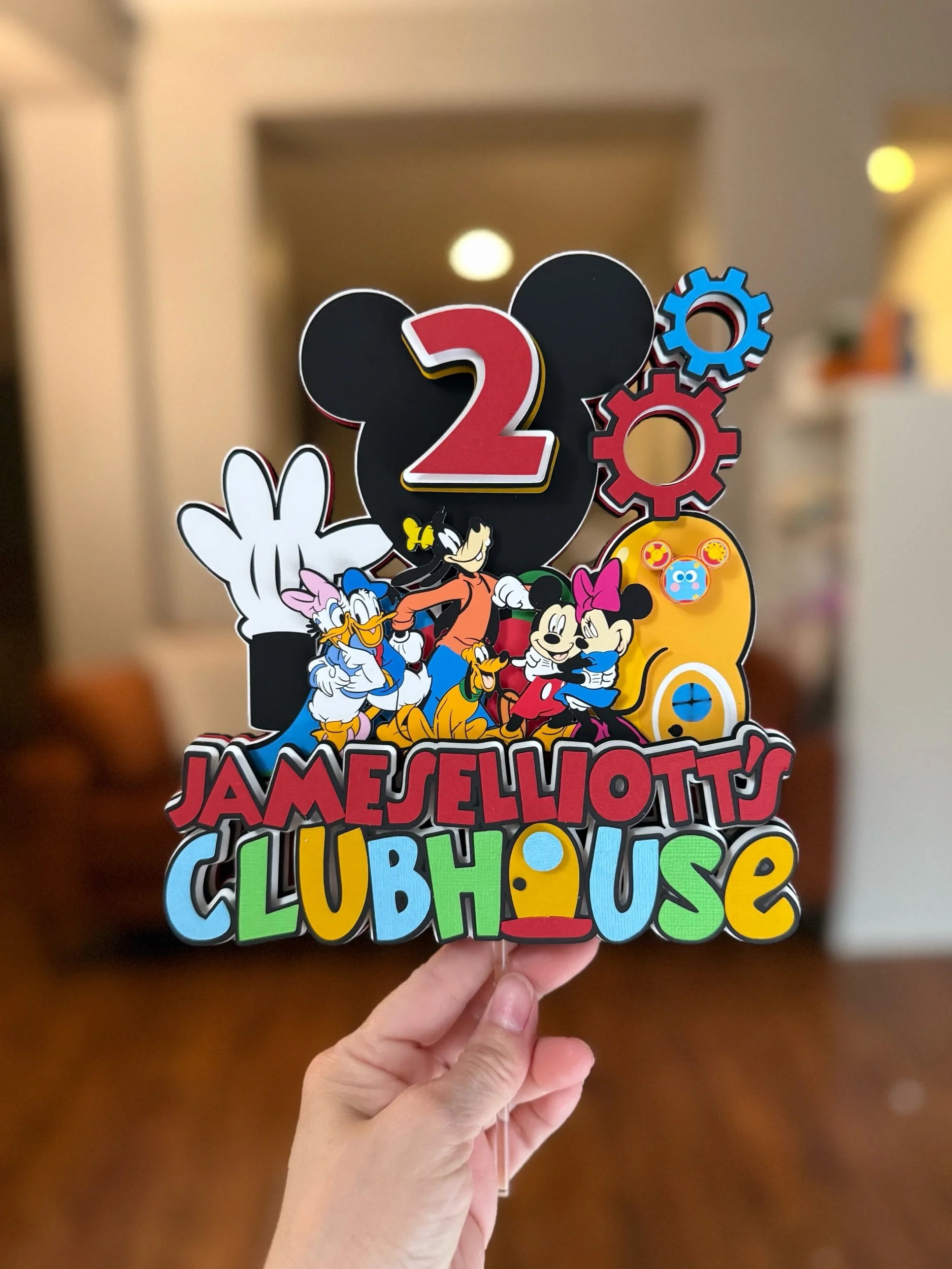 Mickey Clubhouse Cake Topper