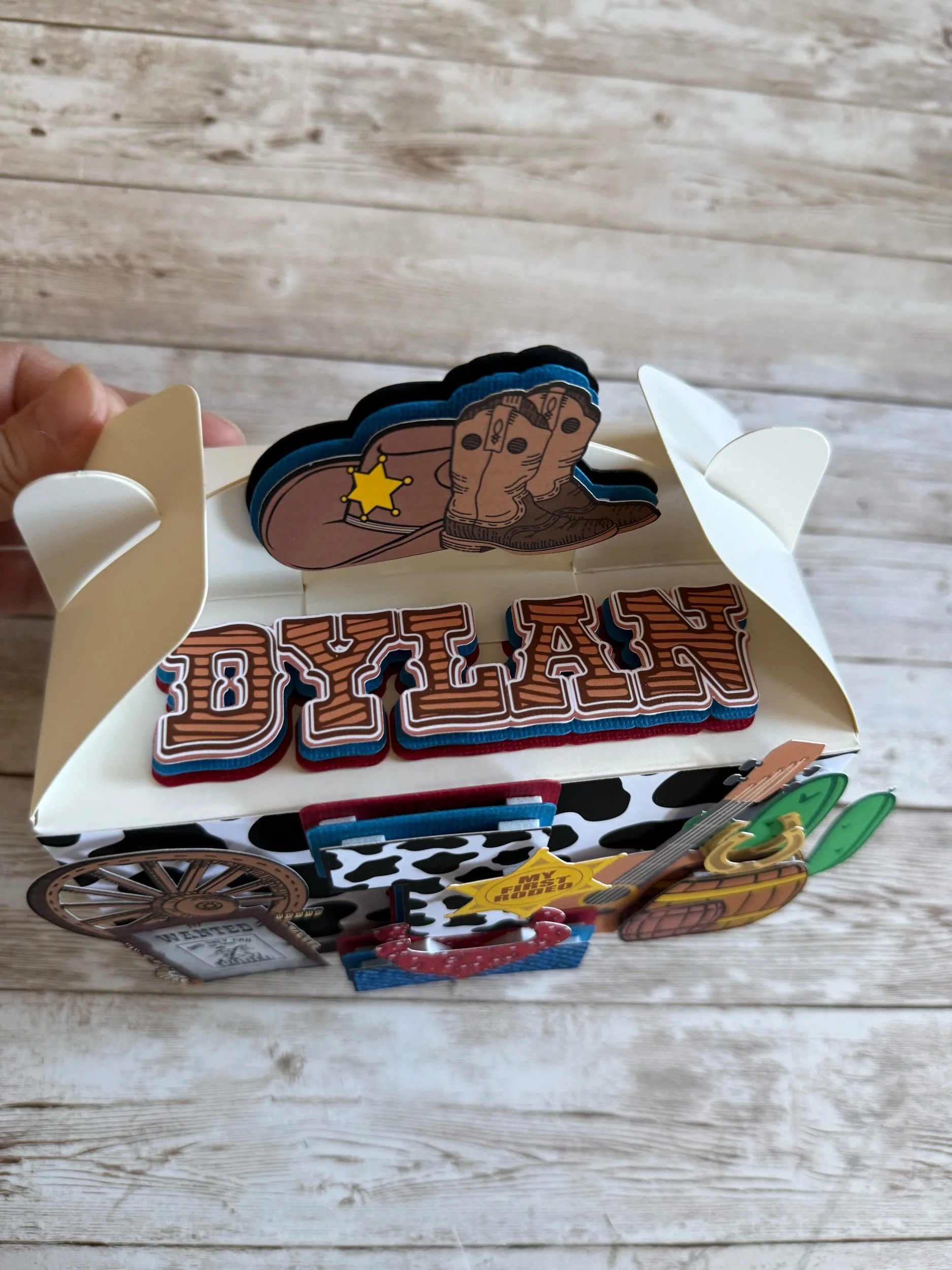 rodeo favor boxes