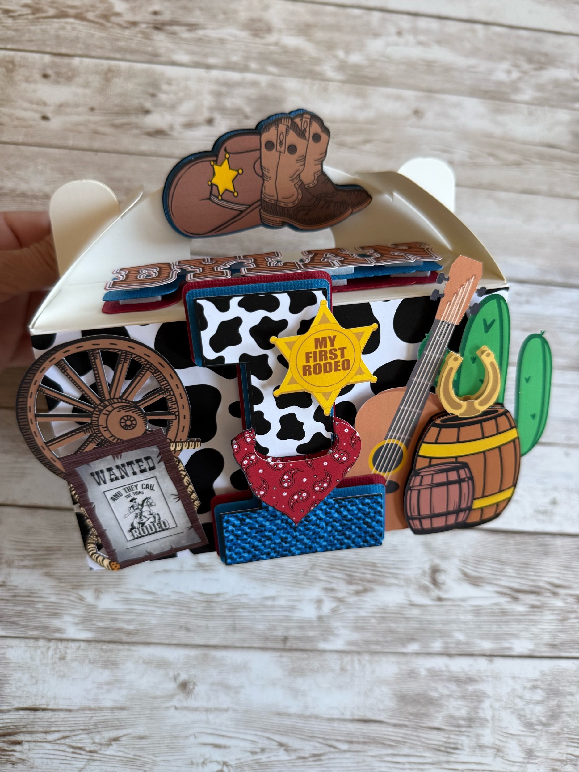 My First Rodeo Favor Boxes