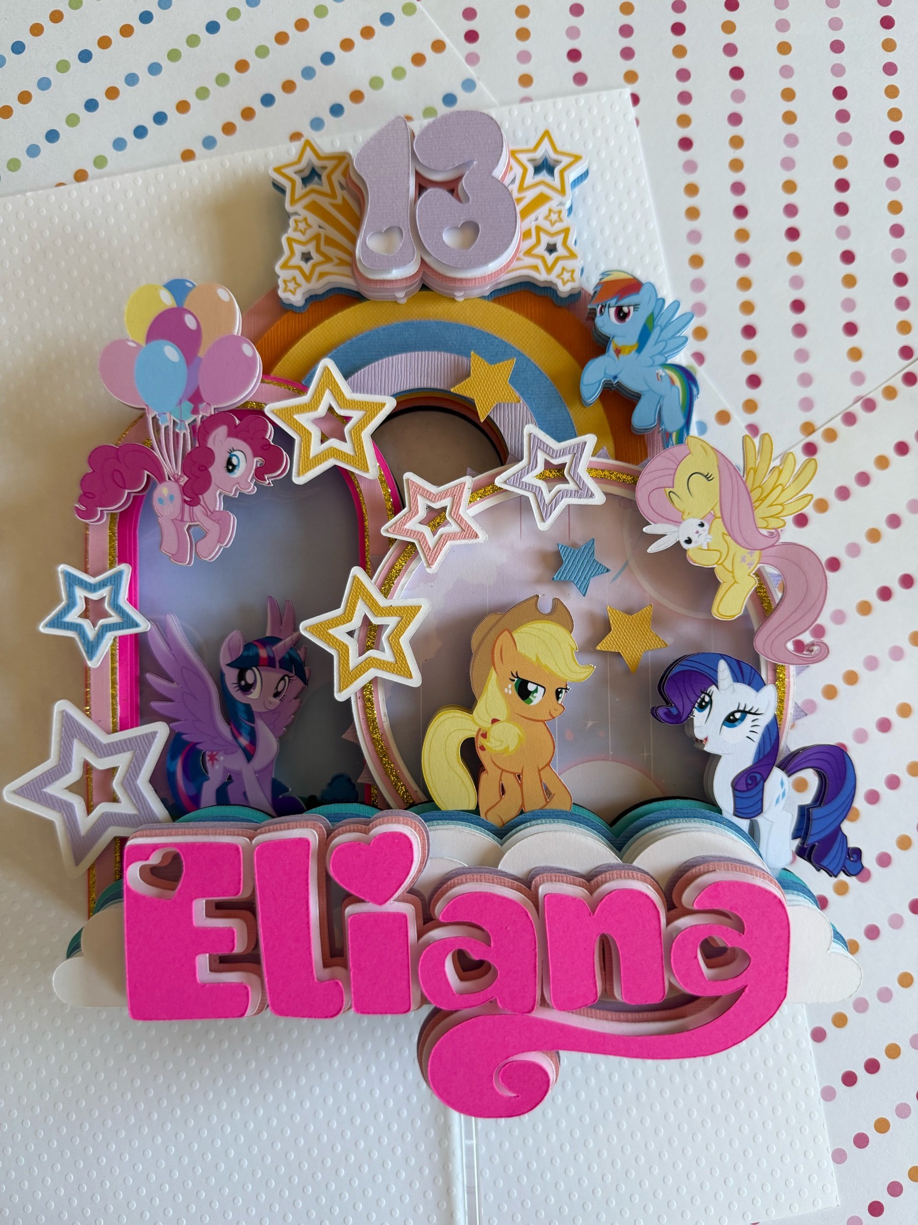 My Little Pony Cake Topper