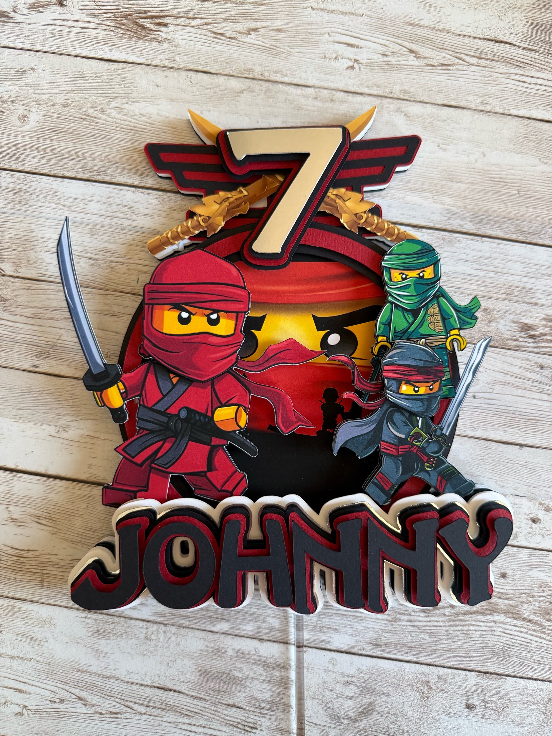 Ninja Cake Topper