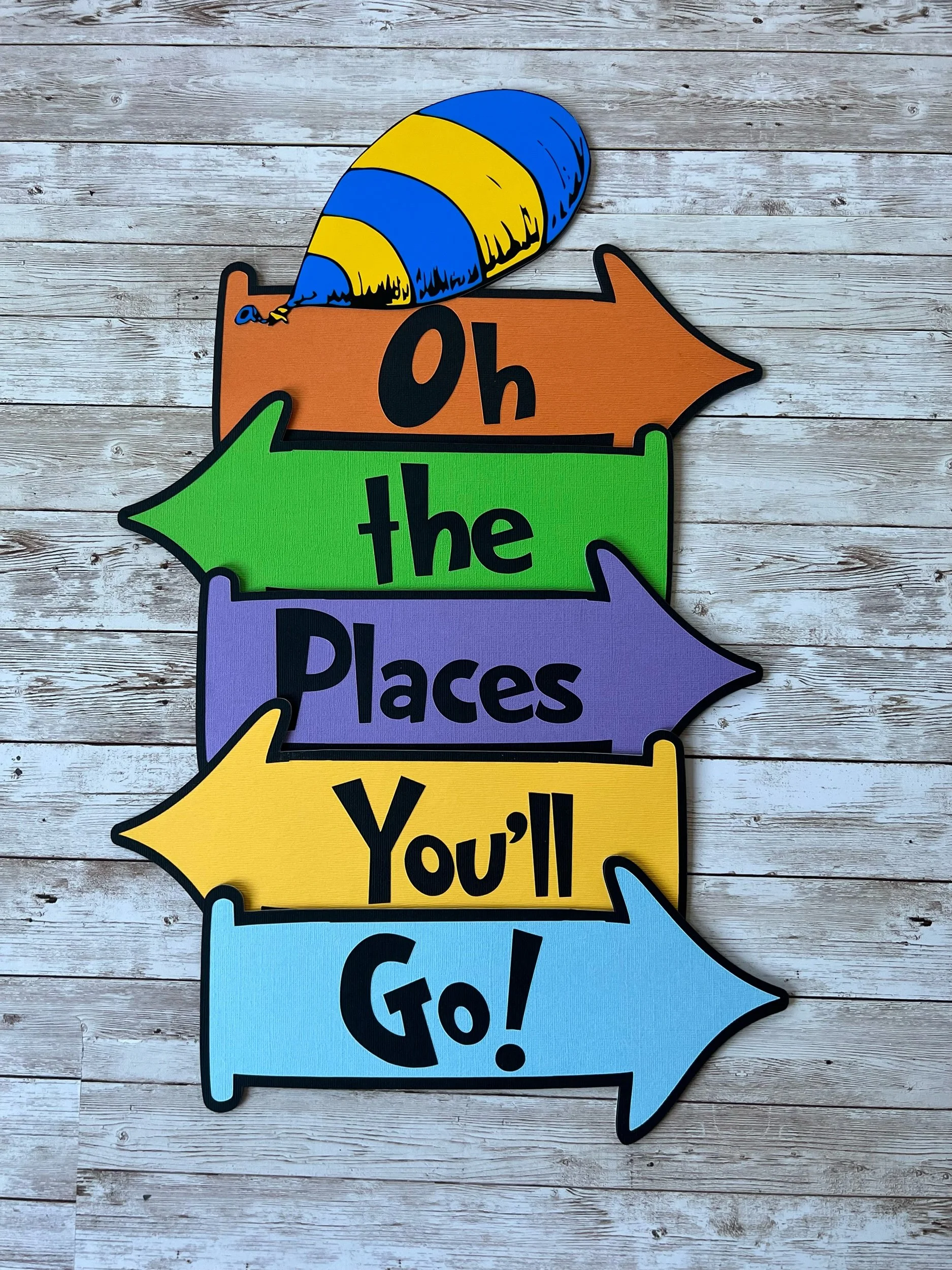 Oh The Places Quote Signs