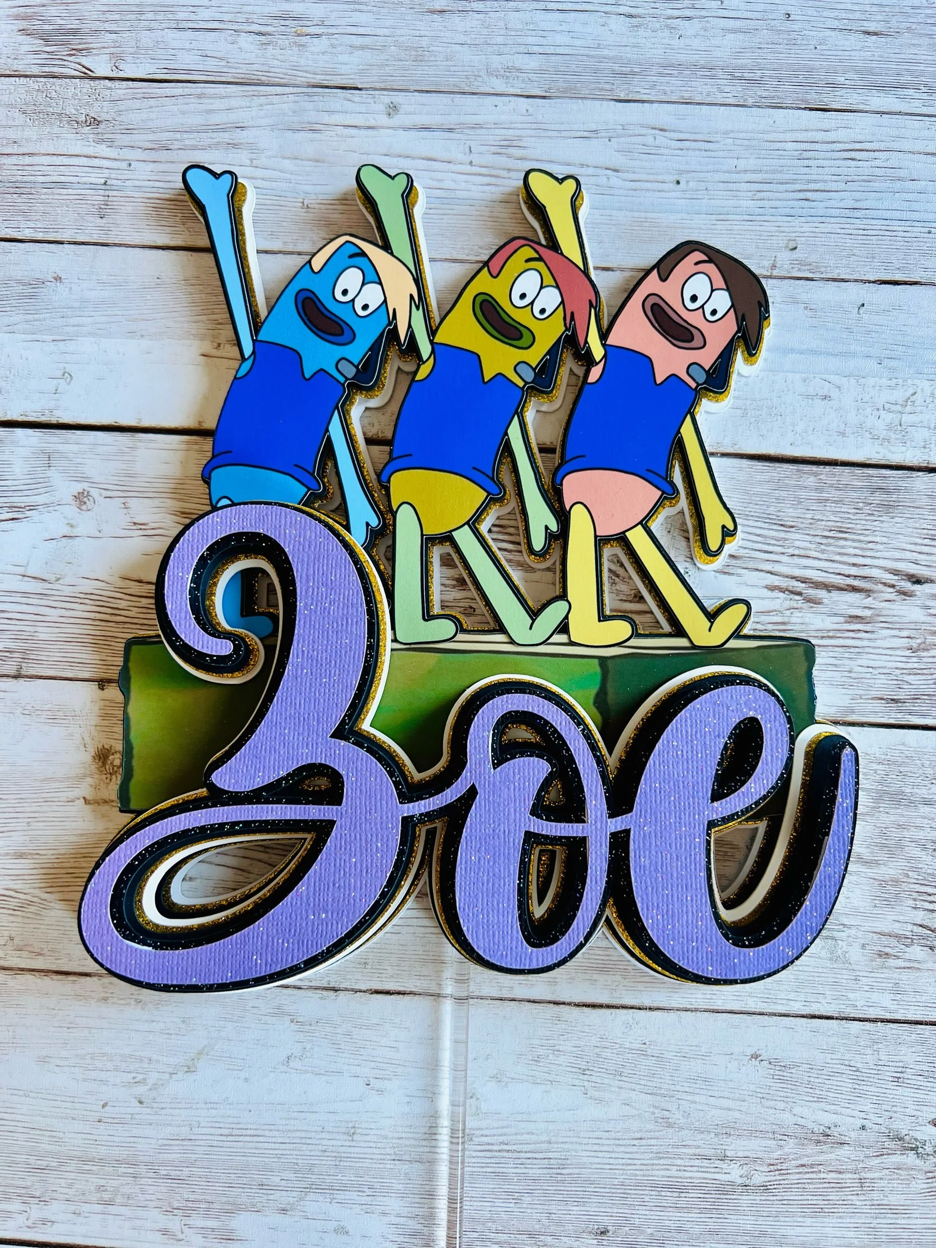 boys who cry cake topper