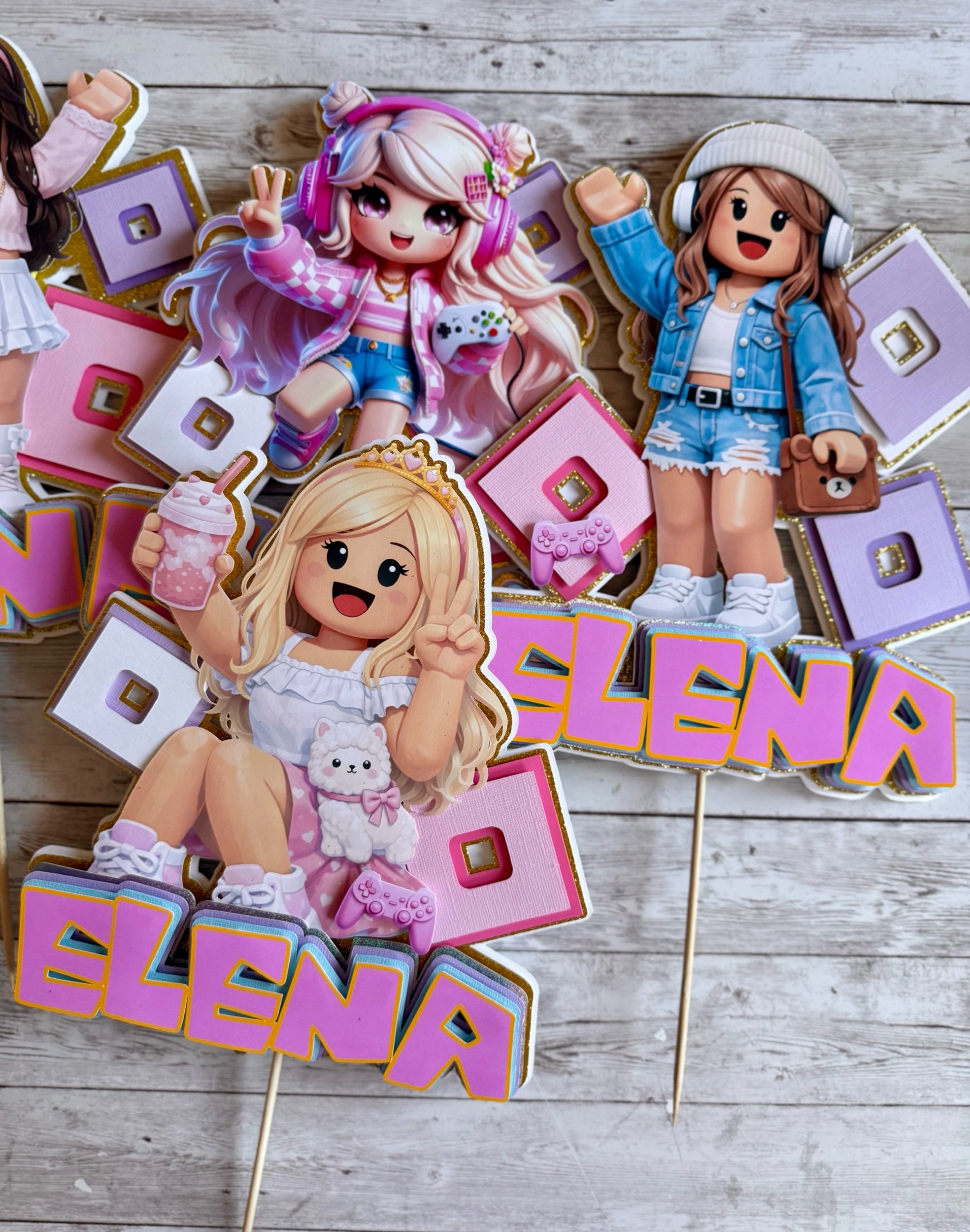 pink roblox centerpieces