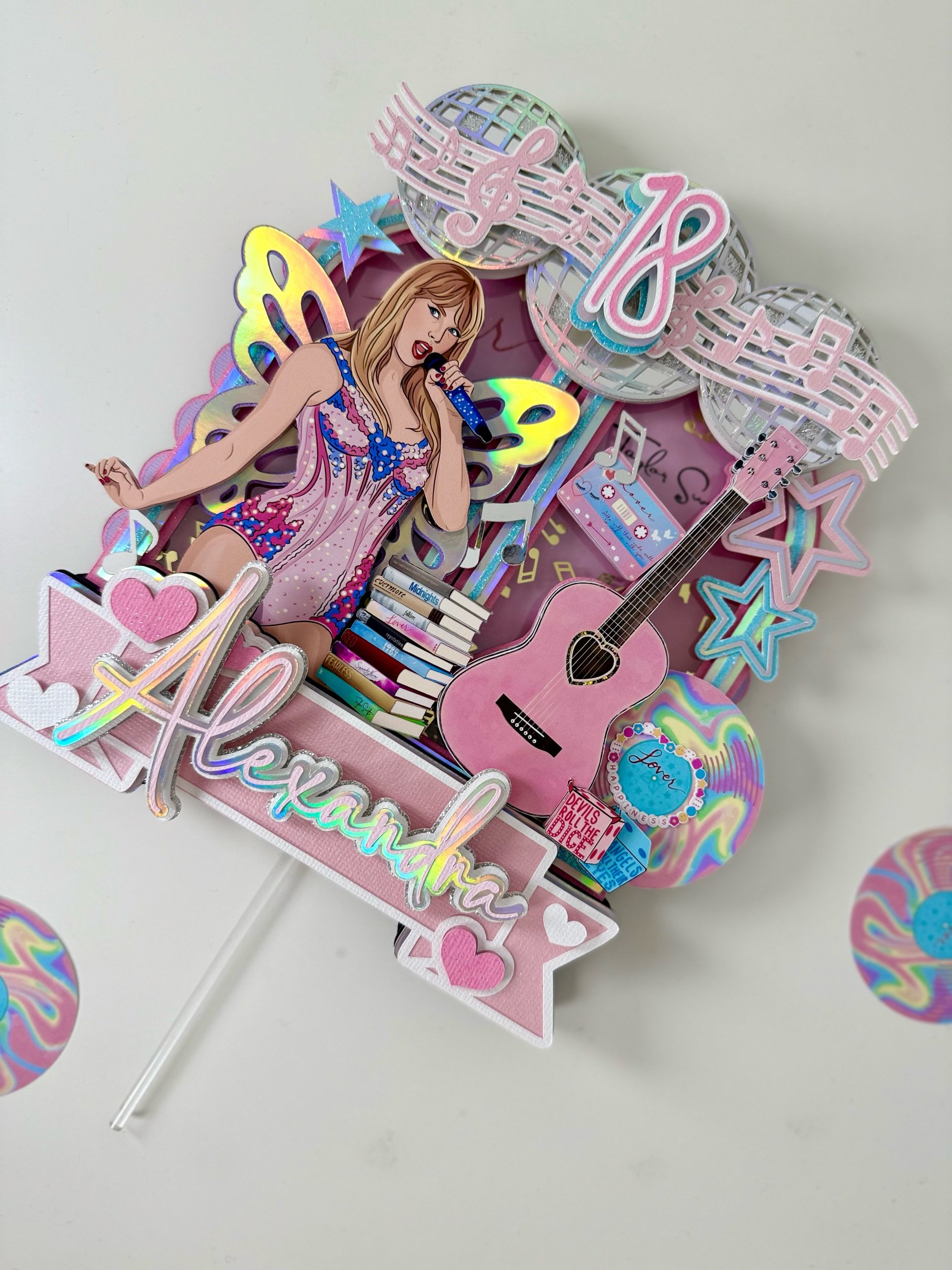 Pop Star Cake Topper
