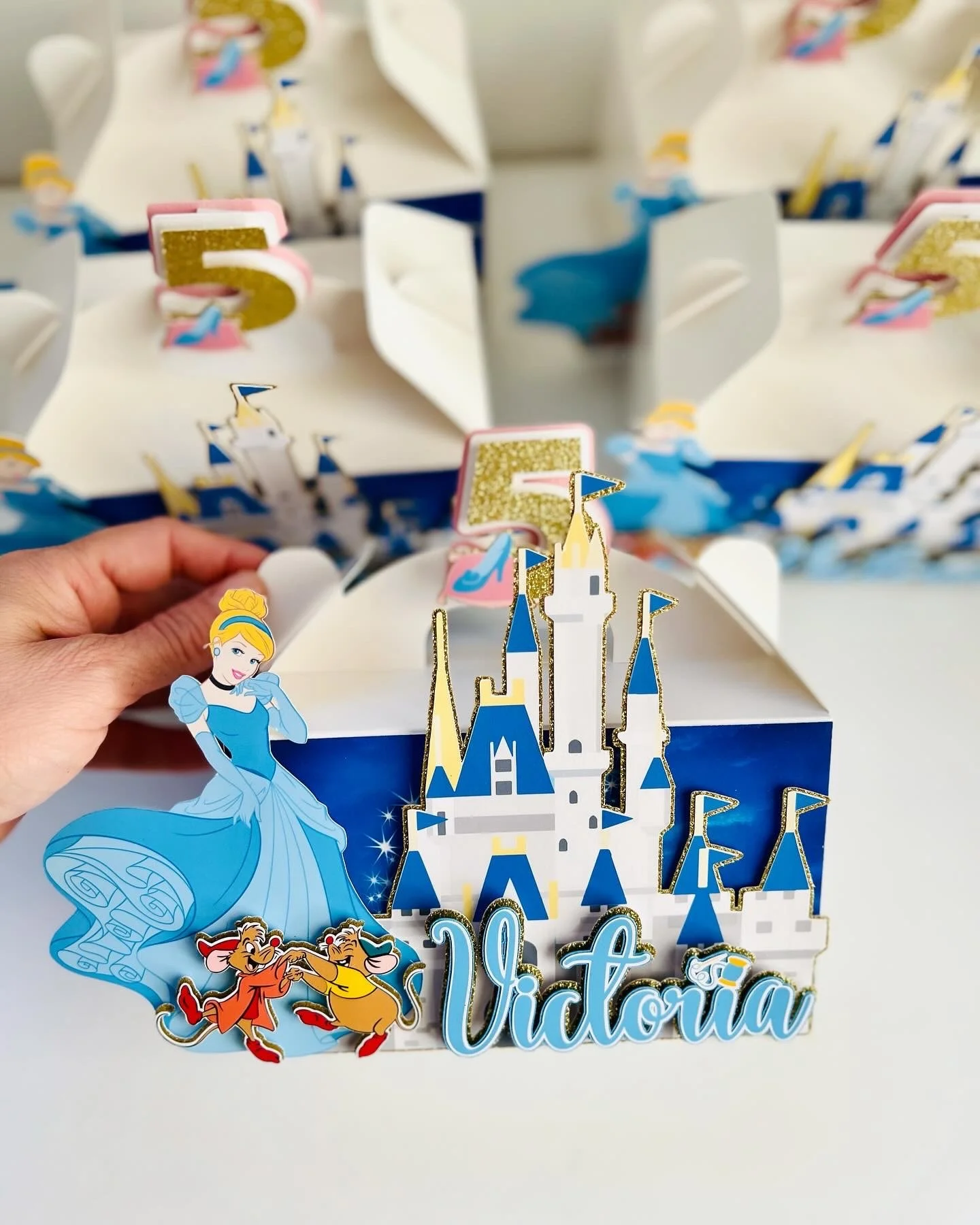 Princess favor Boxes