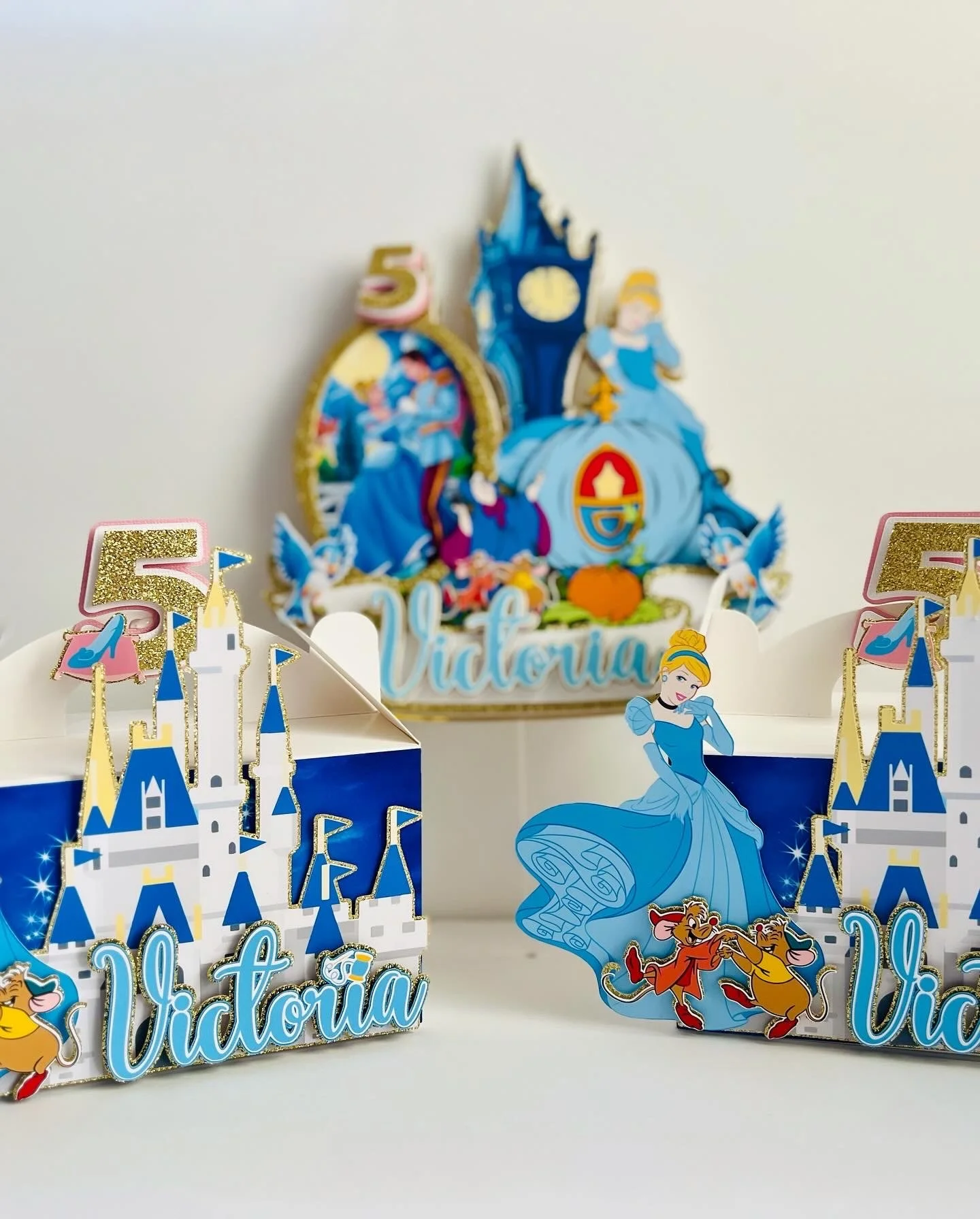 cinderella favor boxes