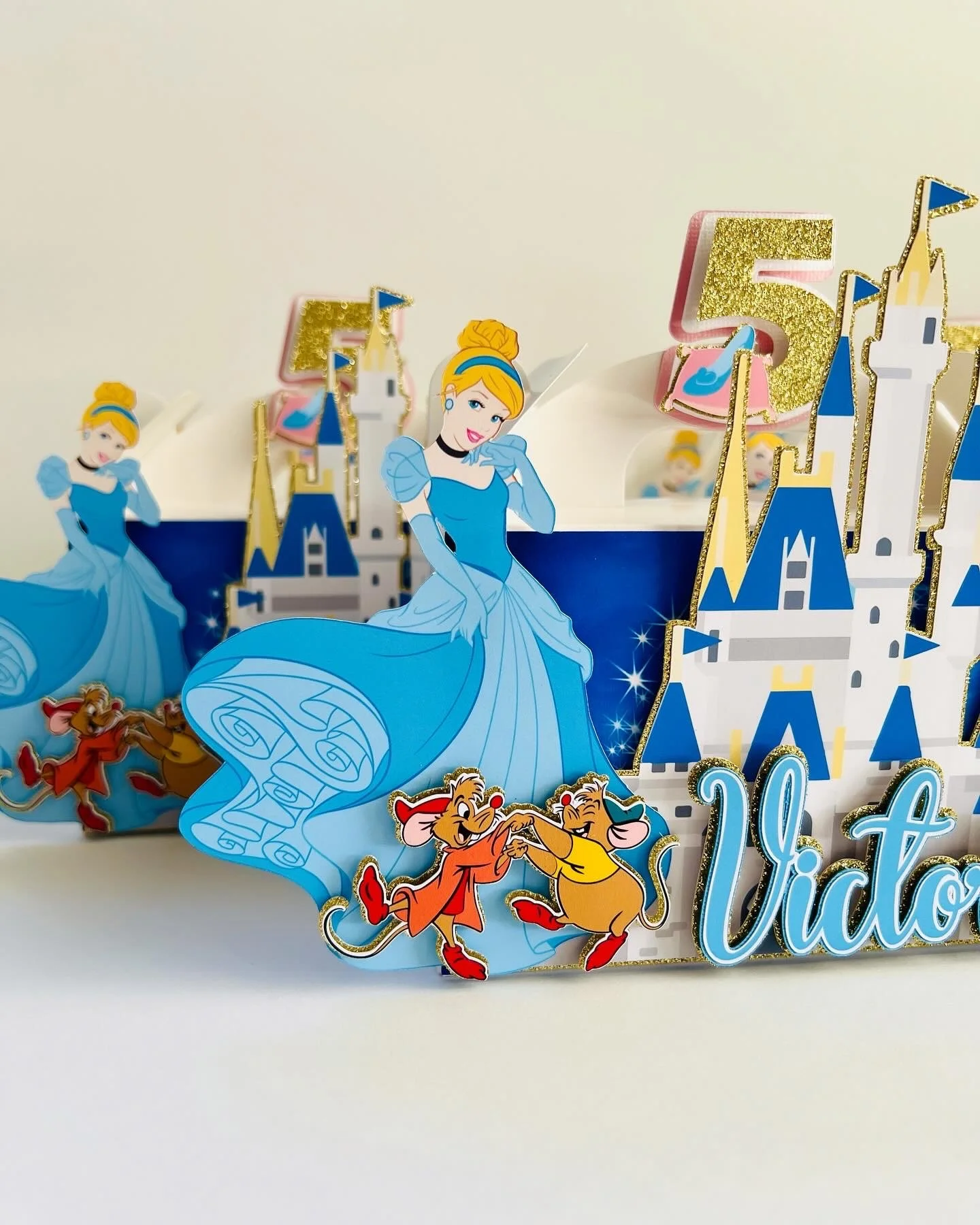 princess favor boxes