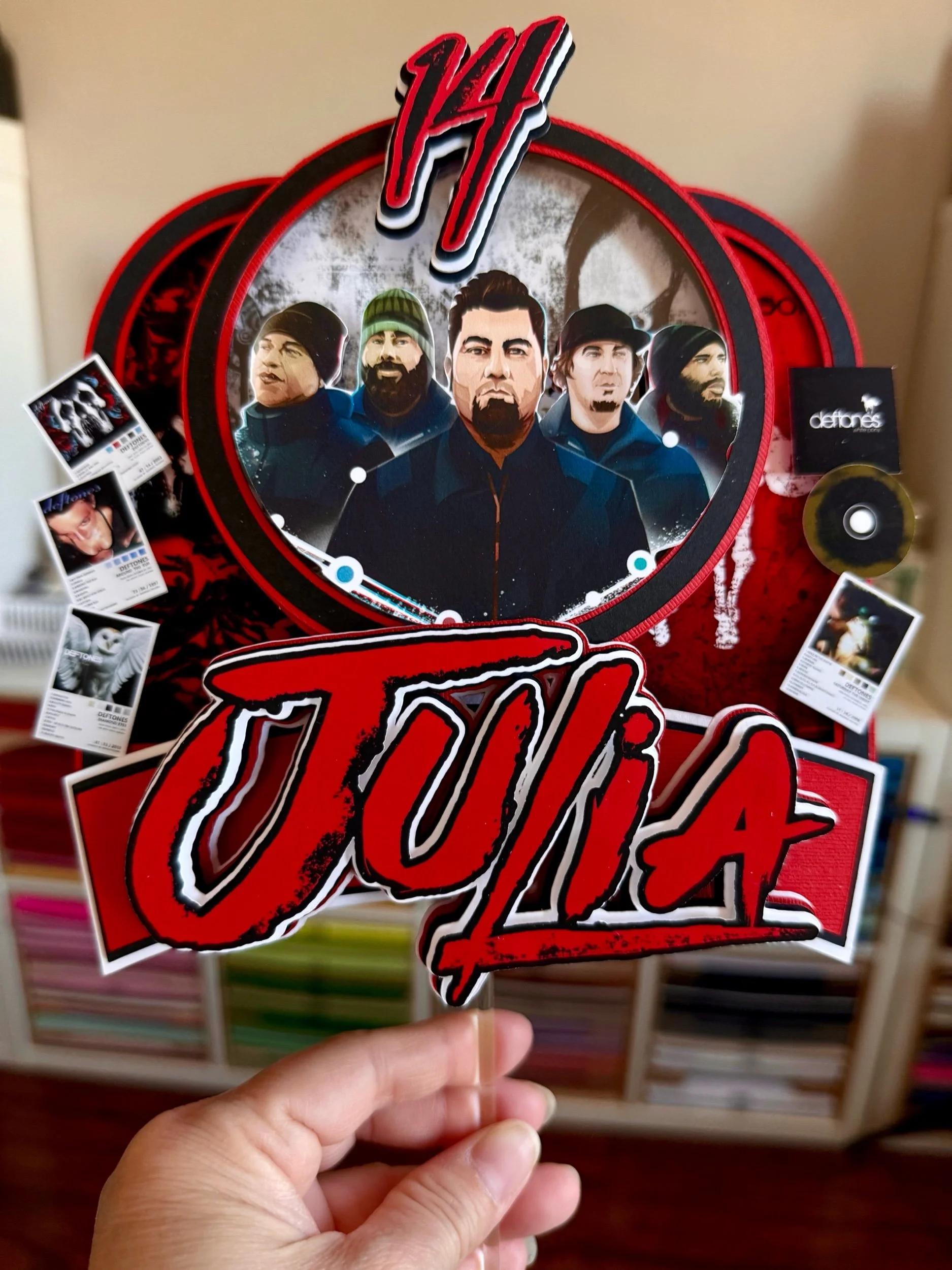 Deftones Cake Topper