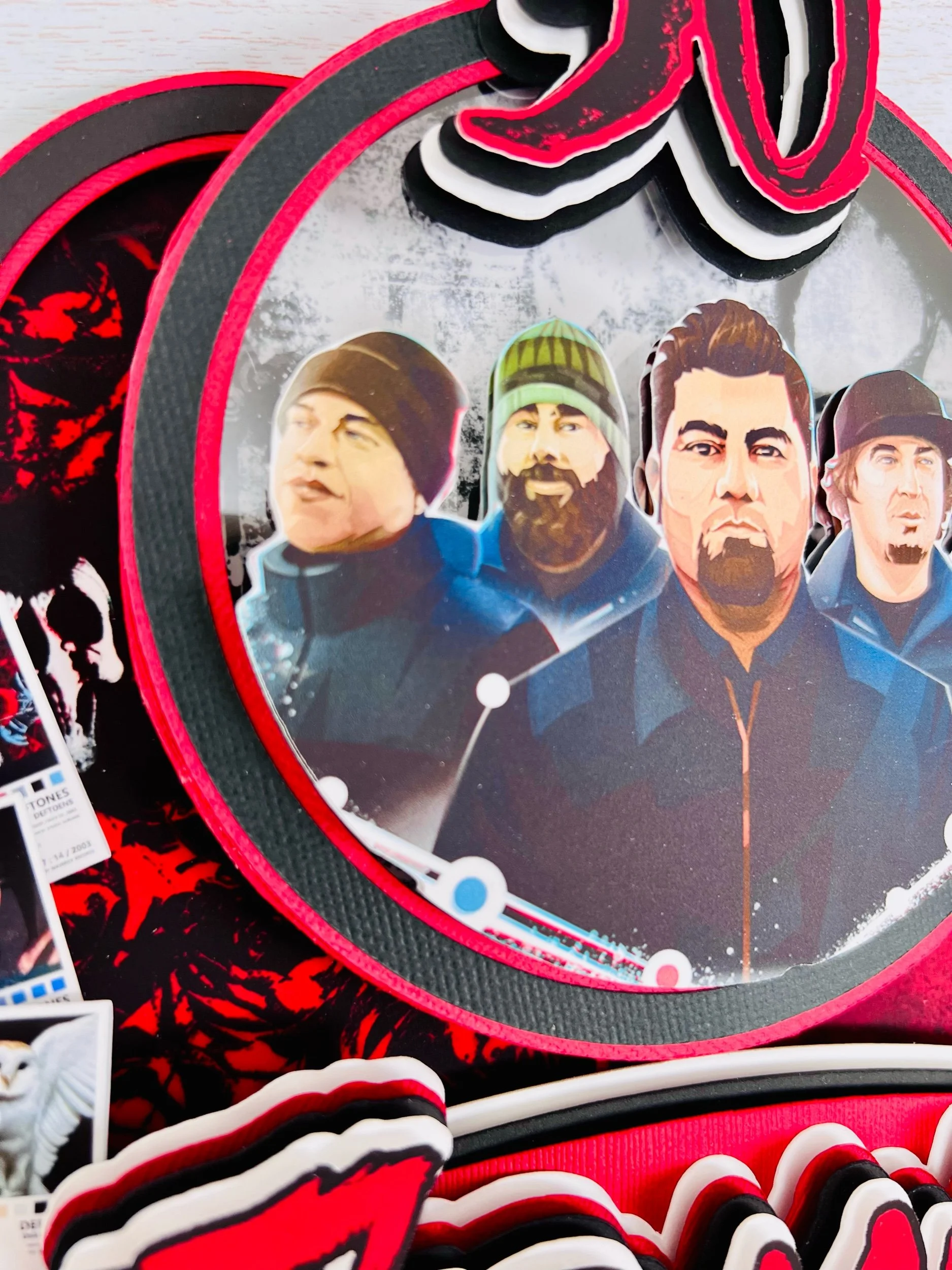 deftones cake topper