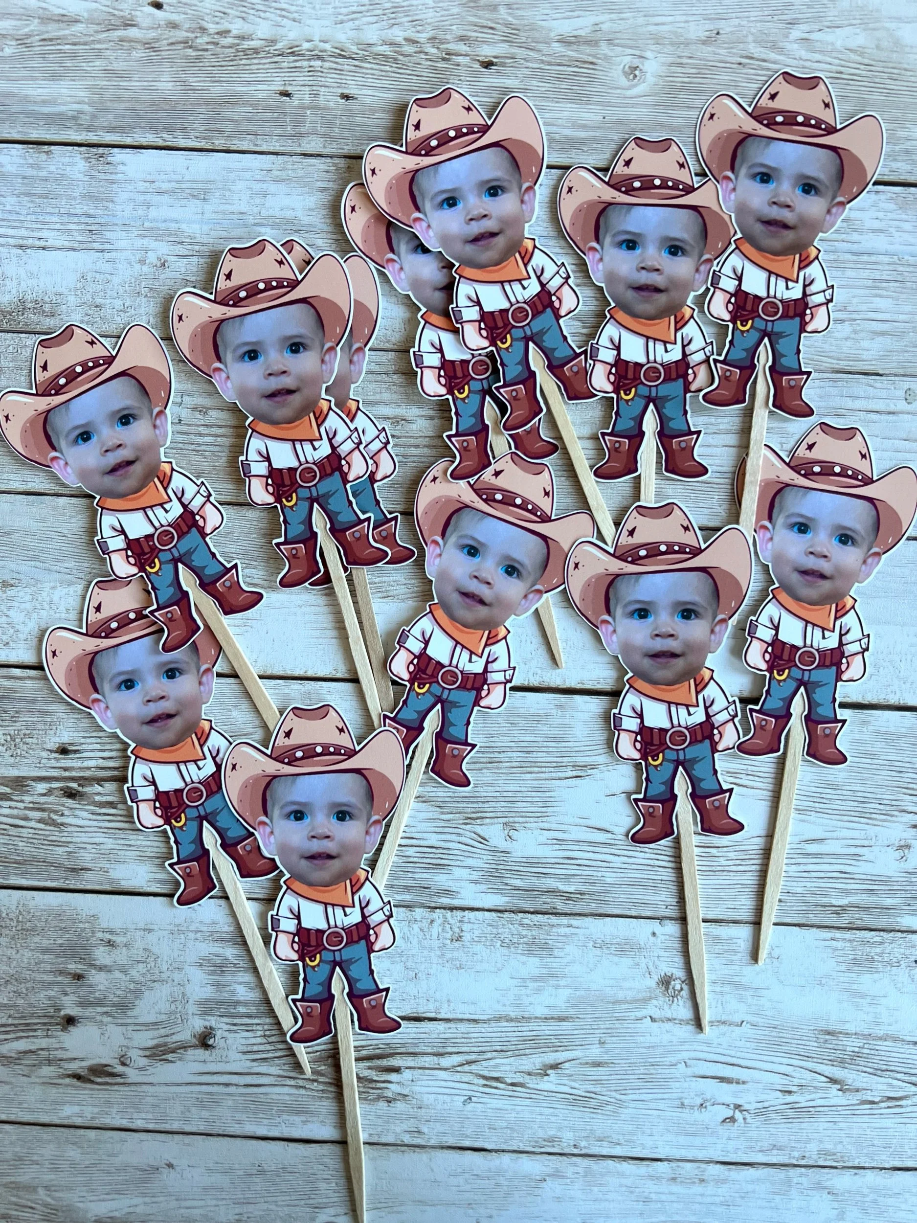 Rodeo Cupcake toppers