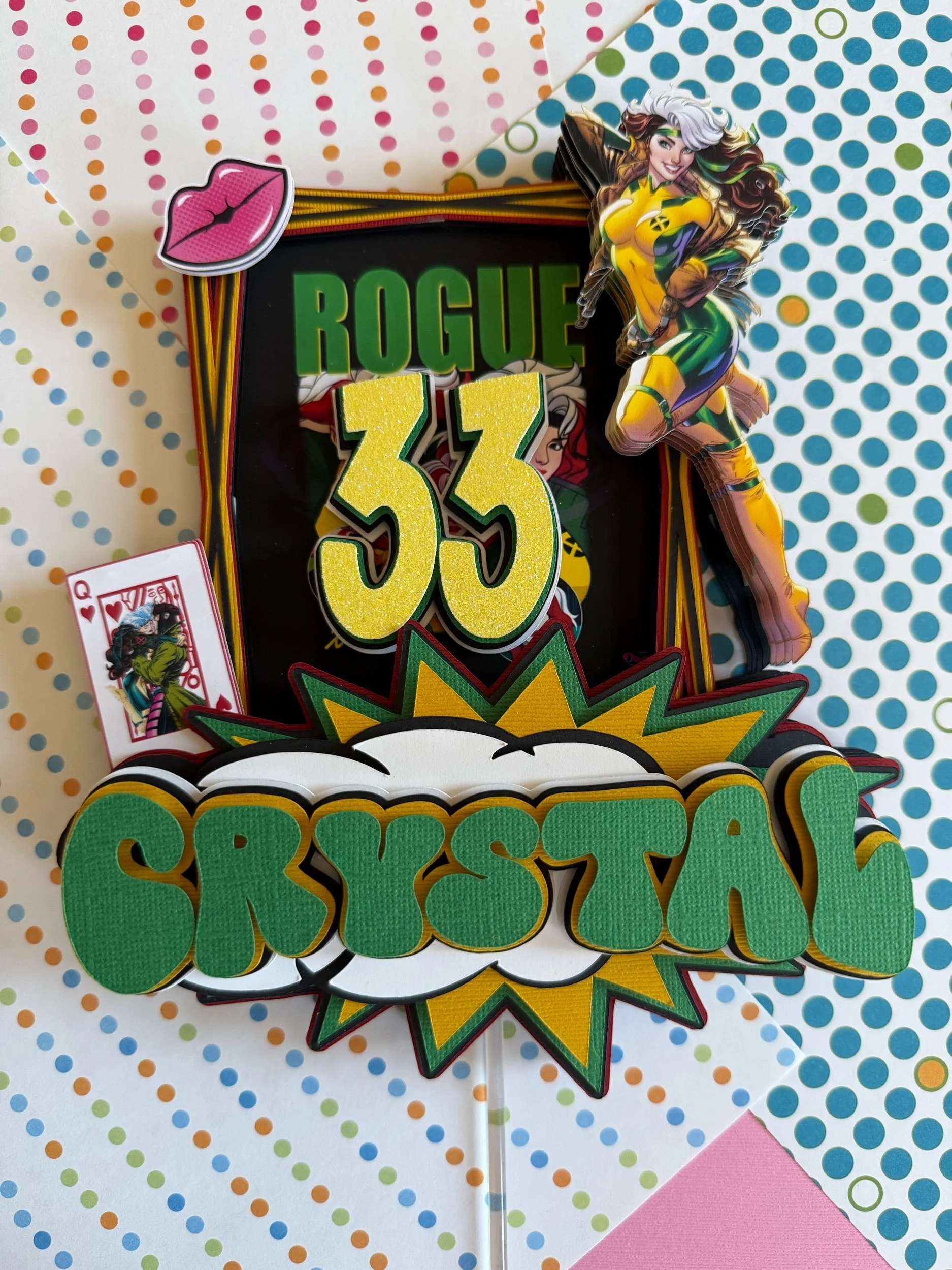 rogue cake topper