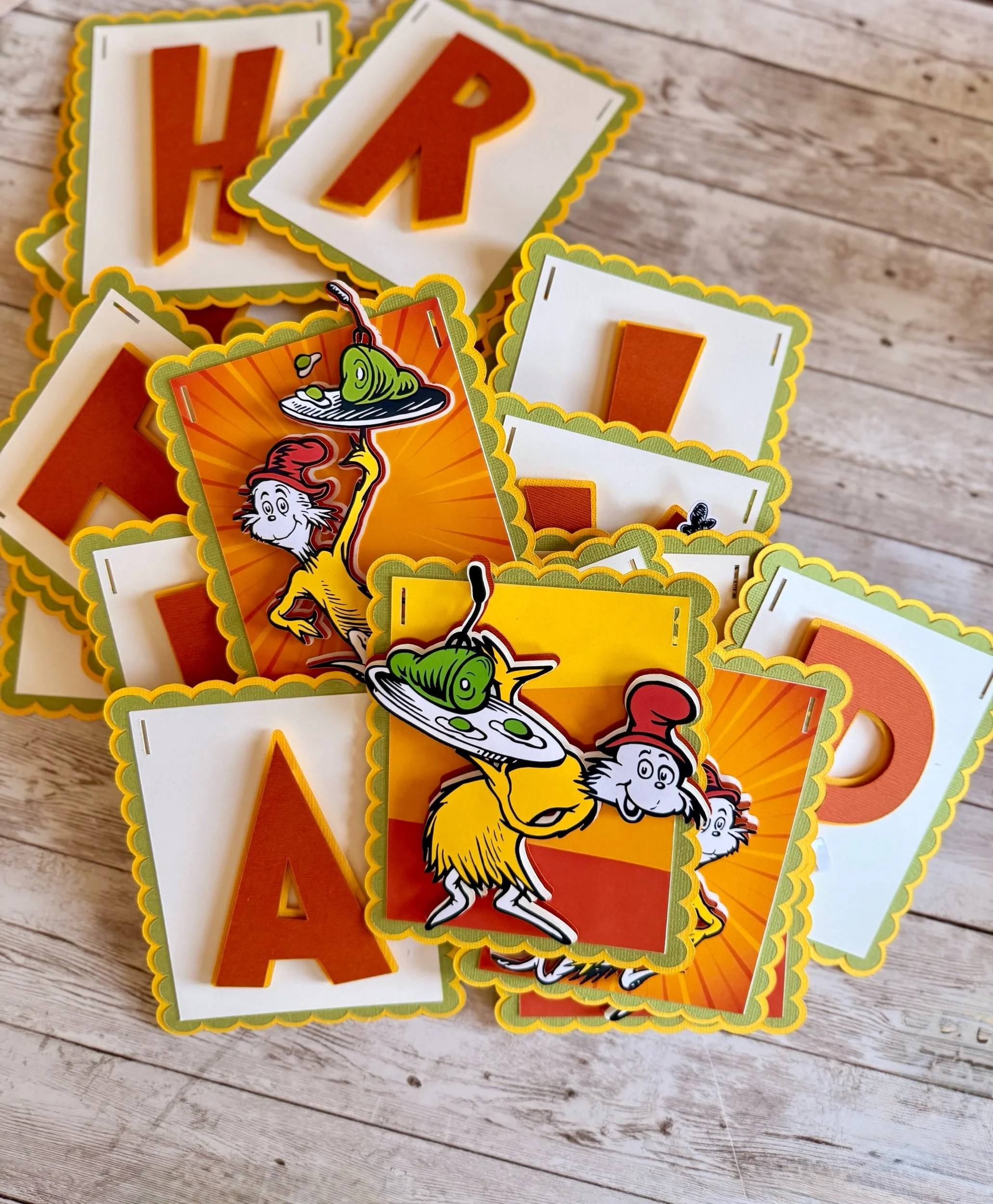 green eggs and ham birthday banner