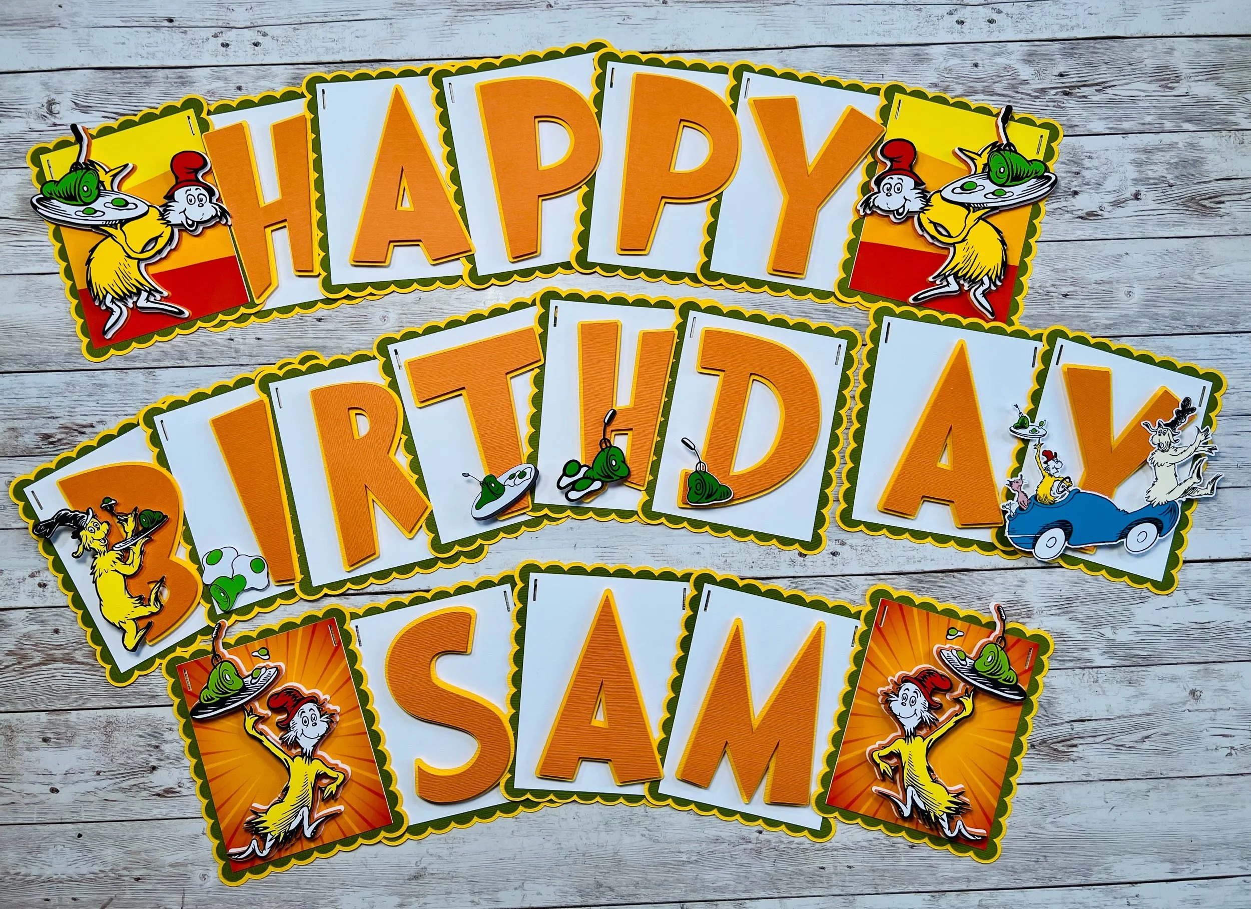 Sam Birthday Banner