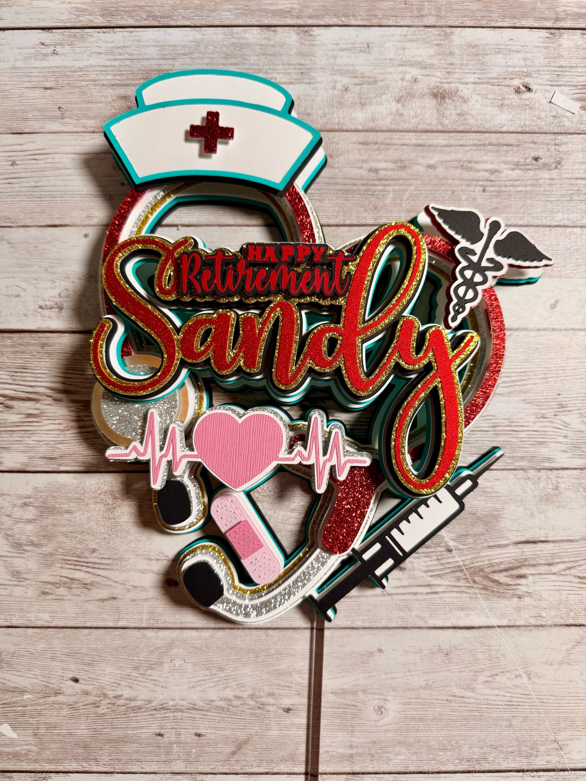 nurse cake topper