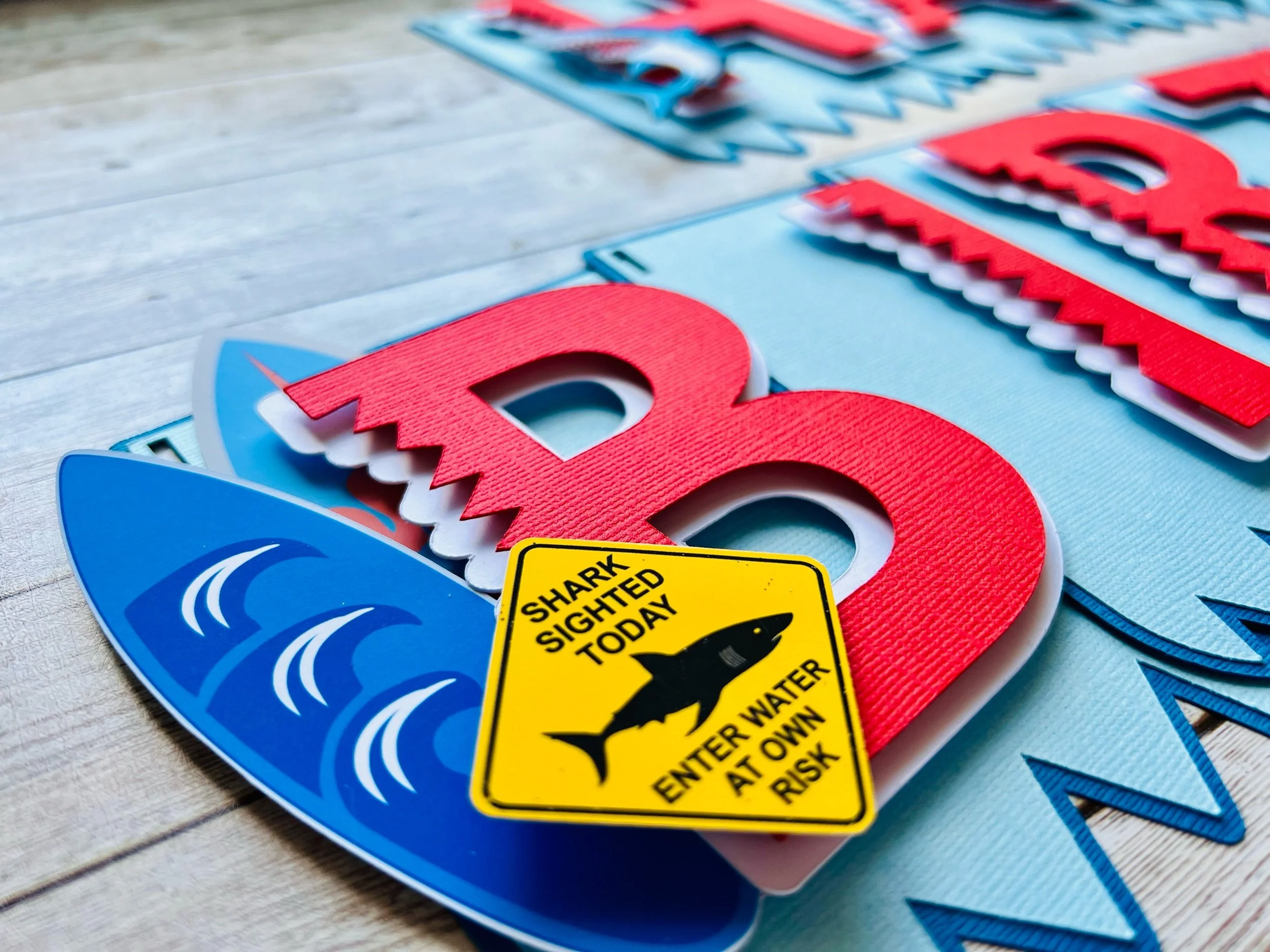 jaws birthday banner