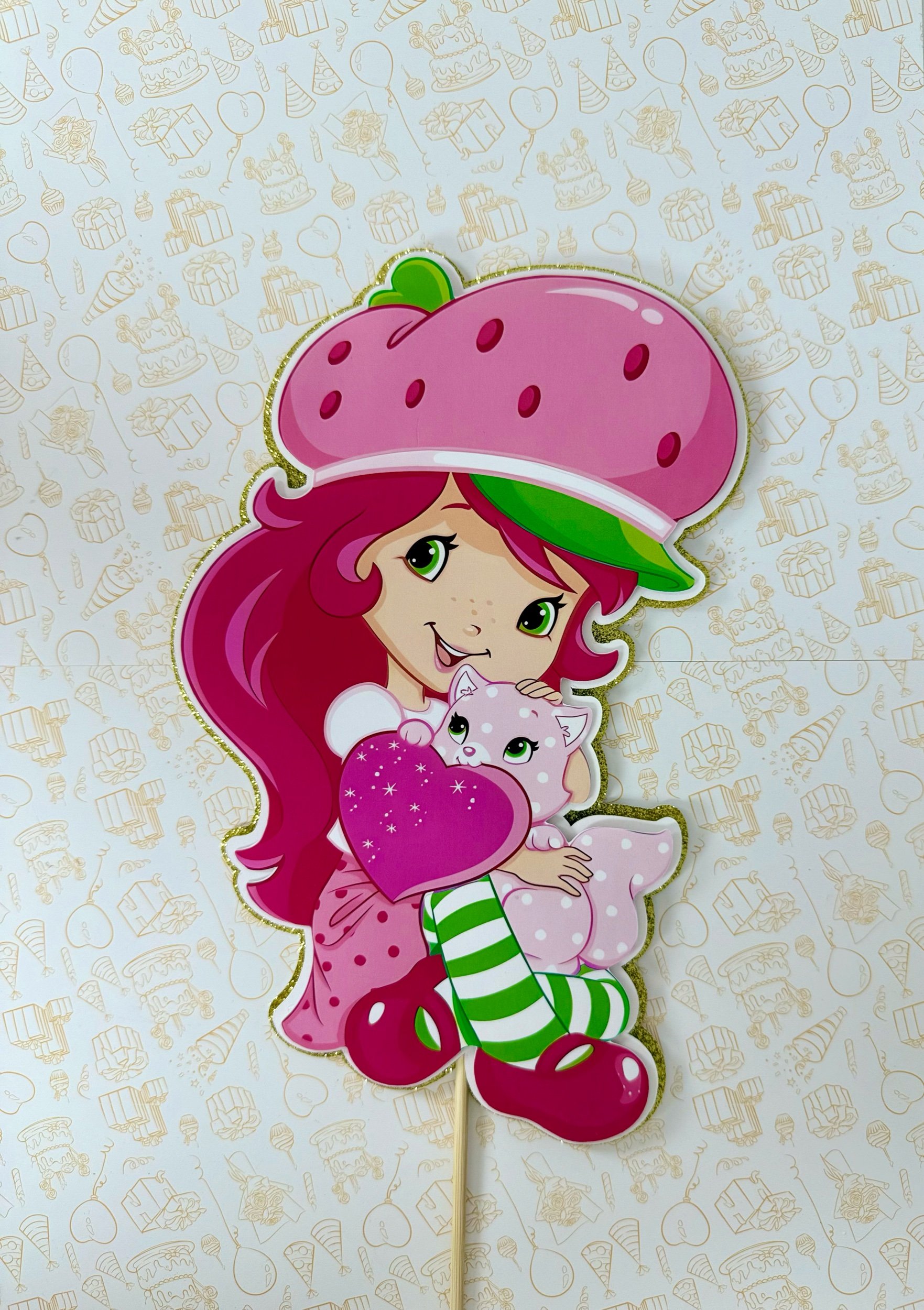 strawberry shortcake centerpiece