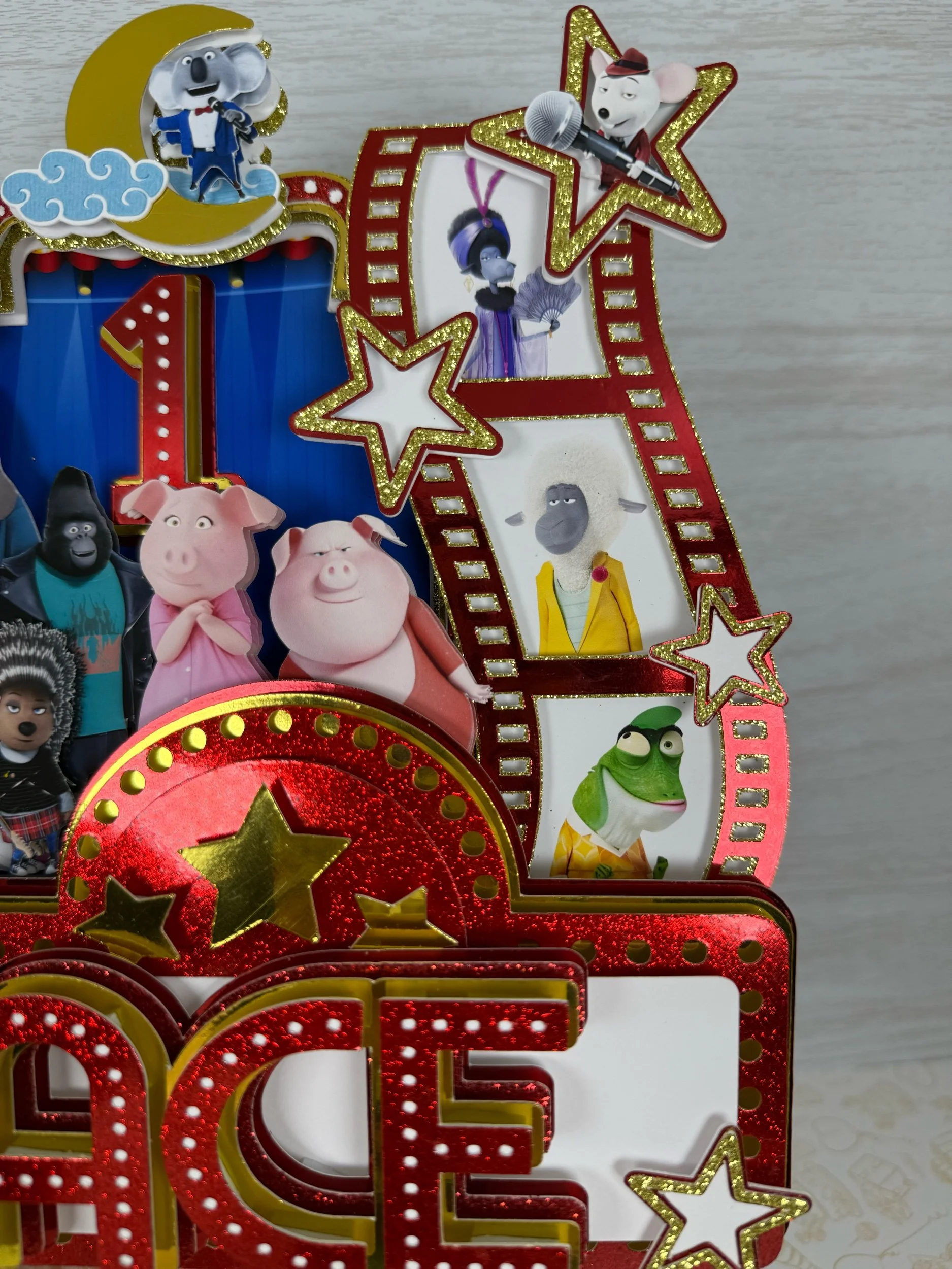 sing cake topper