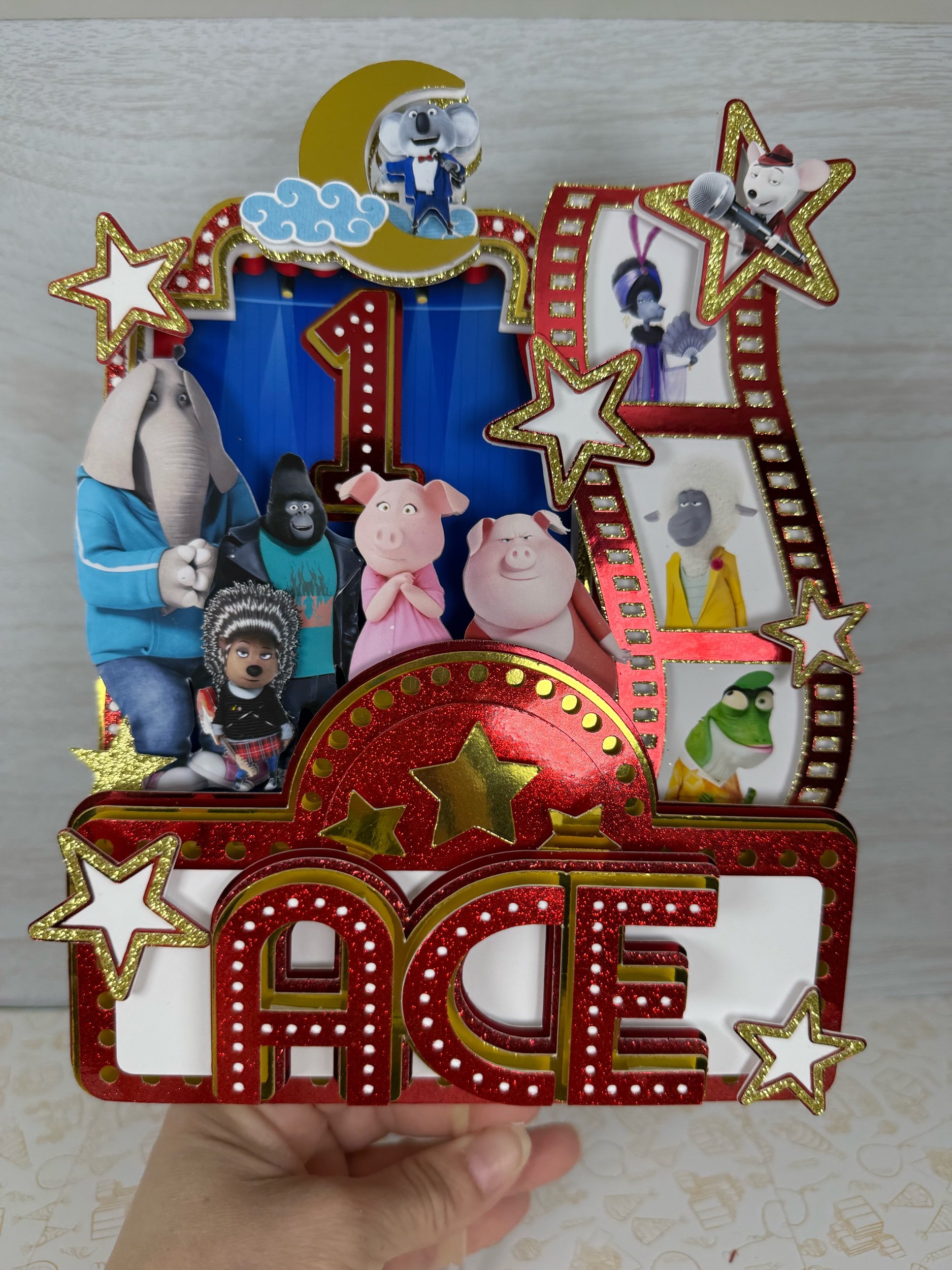 Sing Cake Topper