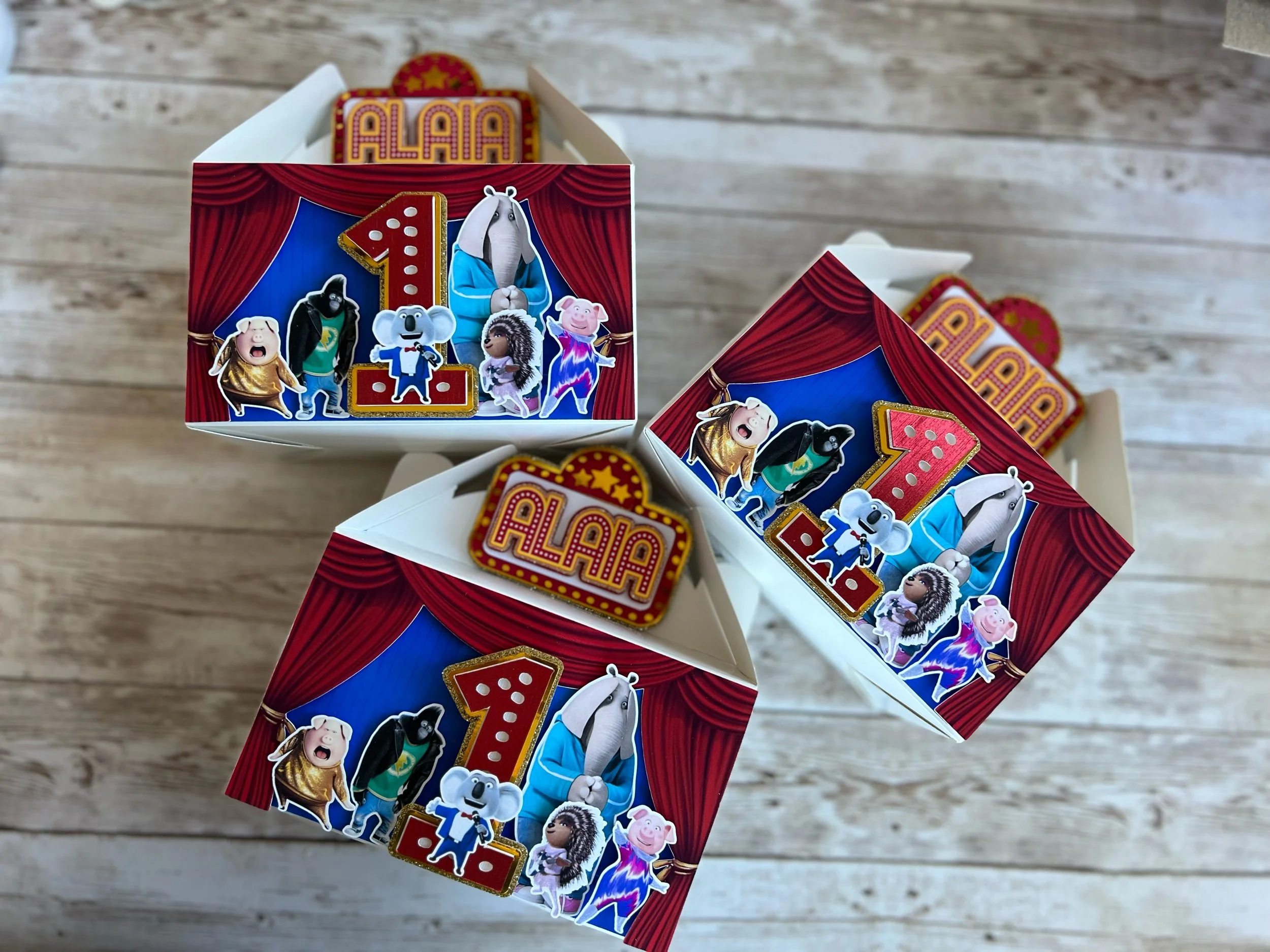 sing the movie favor boxes