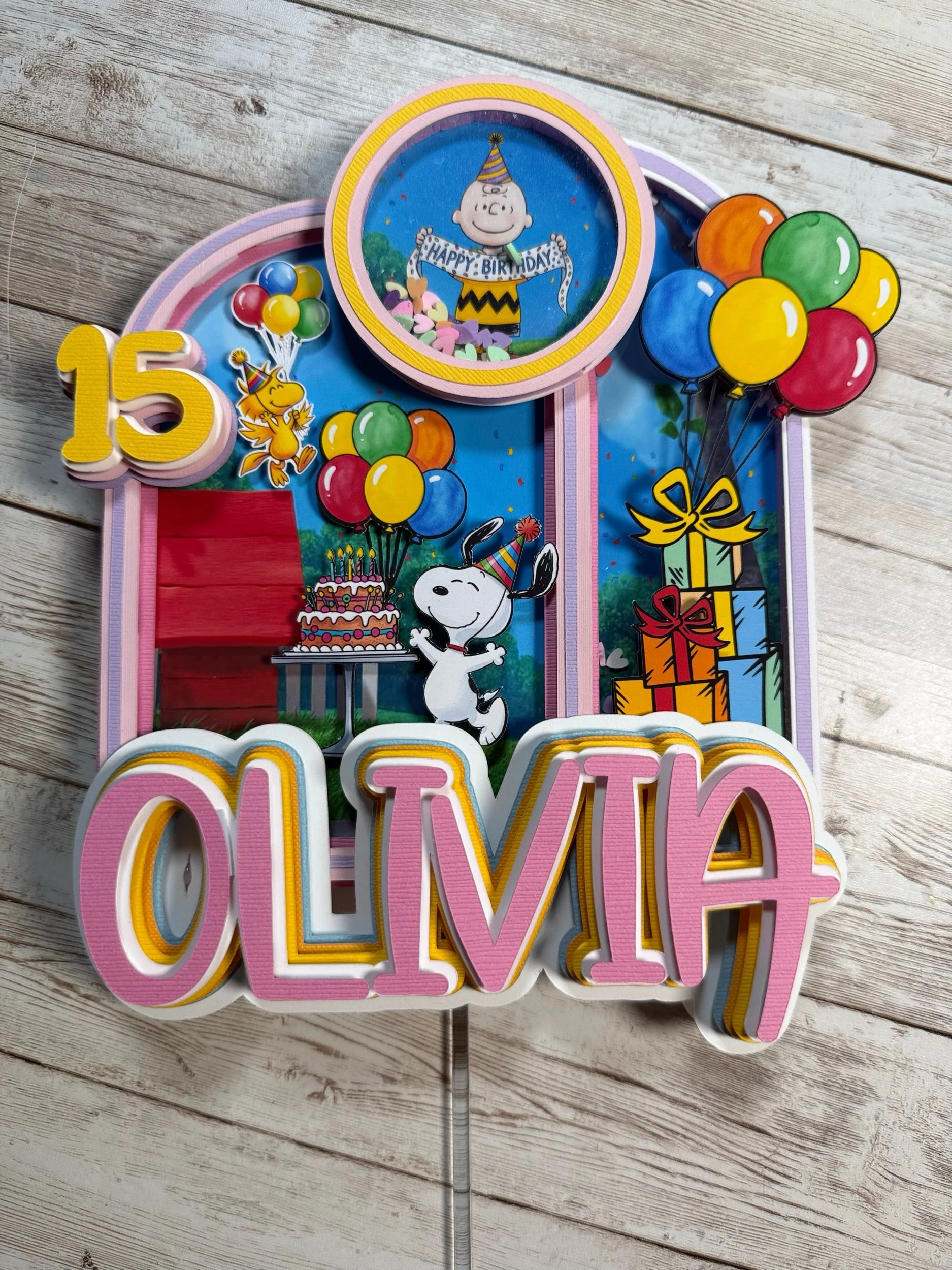 snoopy cake topper
