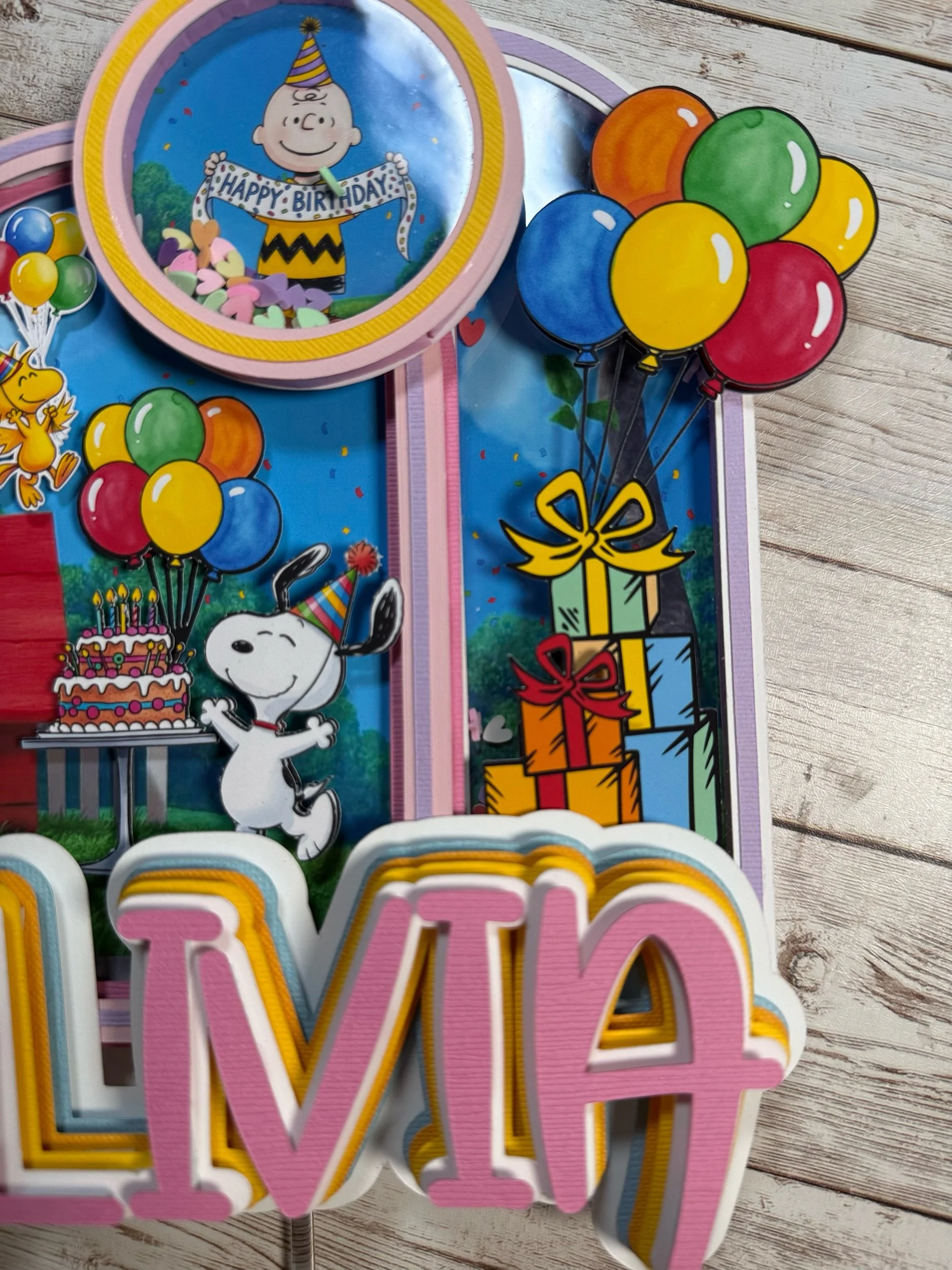 snoopy cake topper