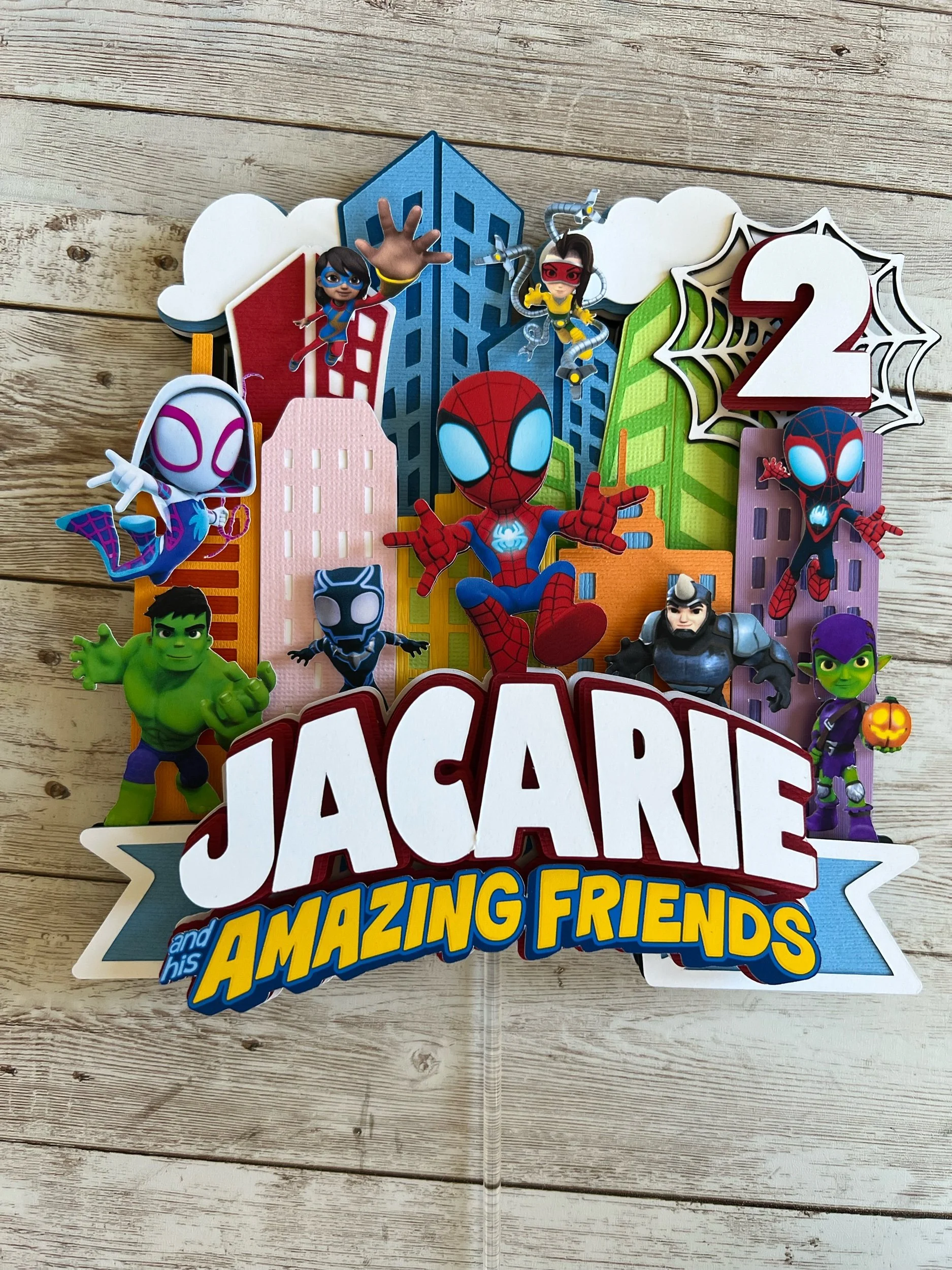 Spidey Cake Topper
