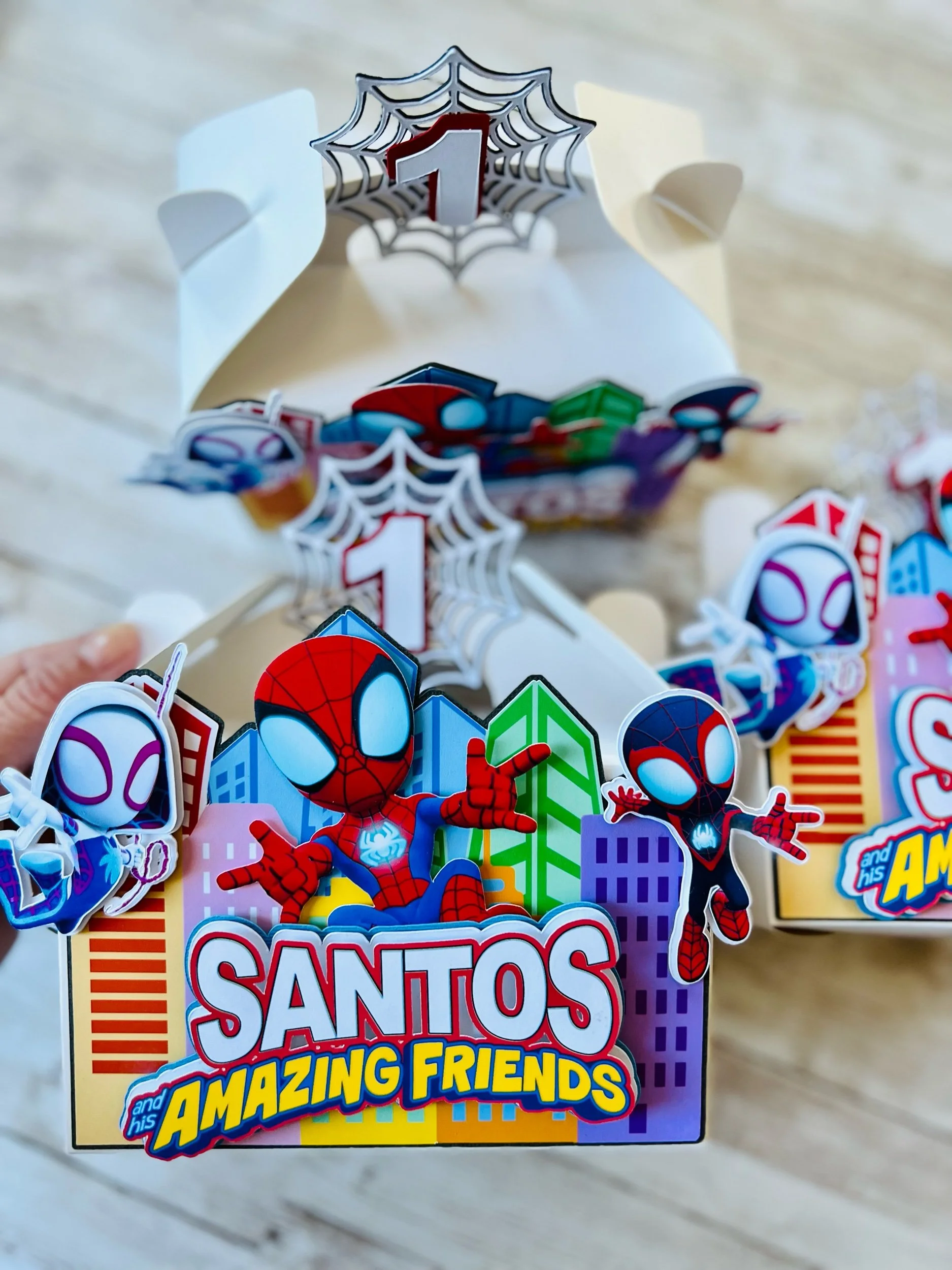 Spidey Favor Boxes
