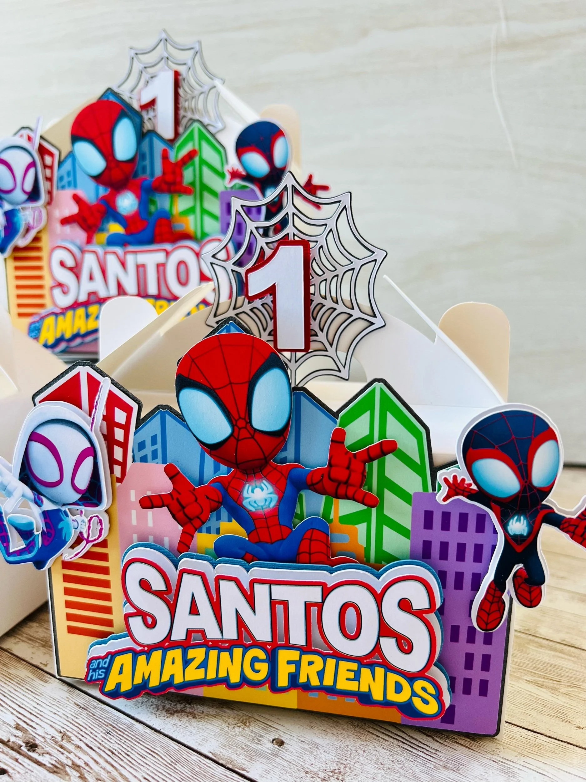 spidey and his amazing friends favor boxes