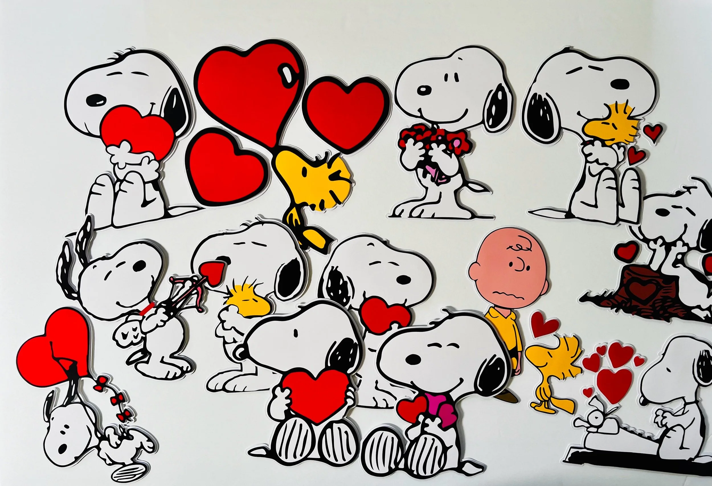 snoopy valentine cutouts