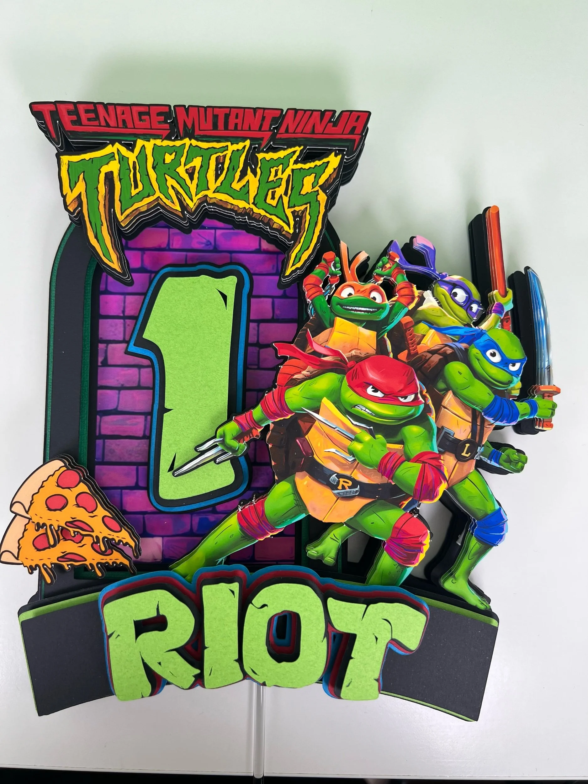Turtles Ninja Cake Topper