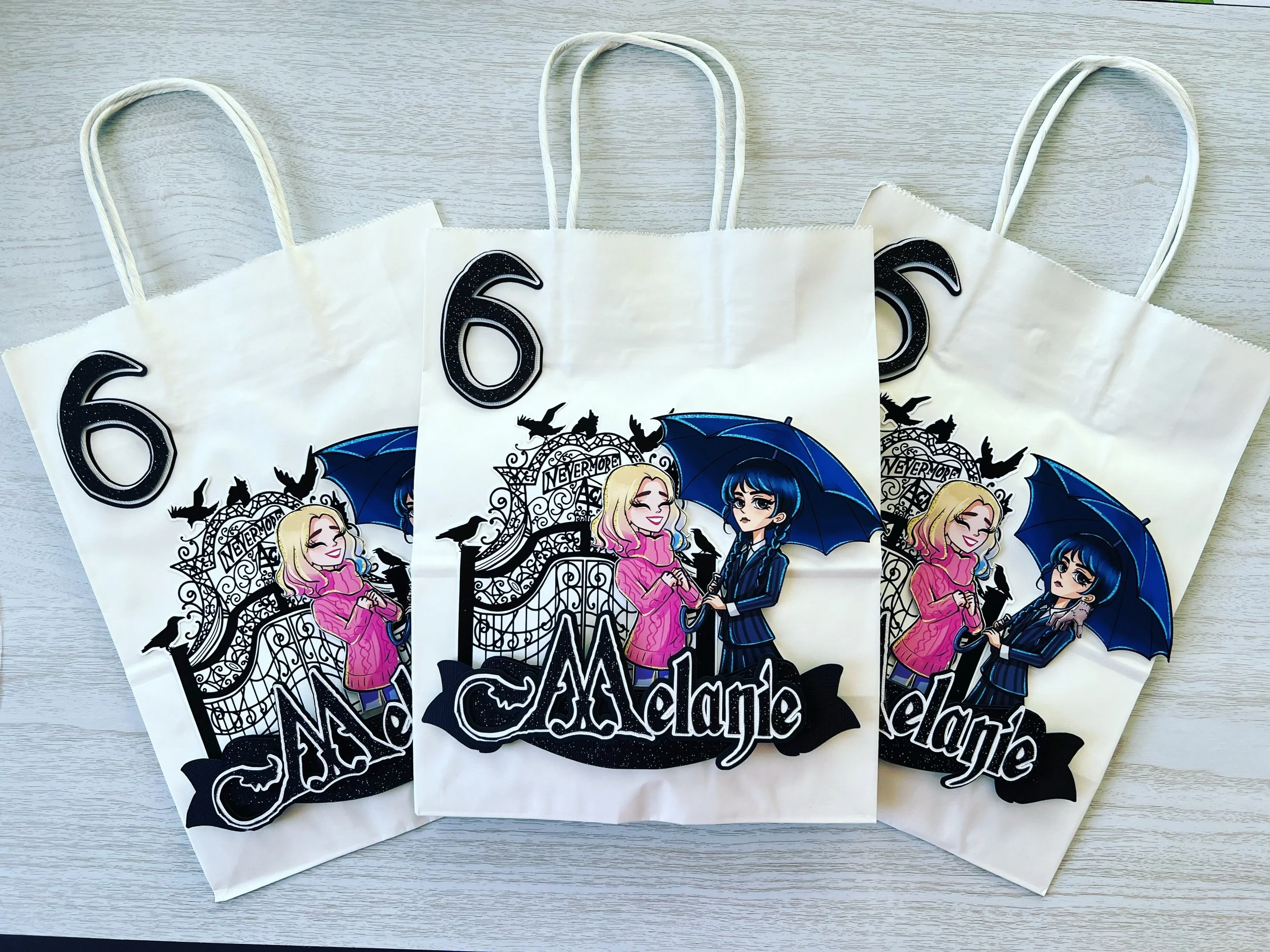 Wednesday Favor Bags