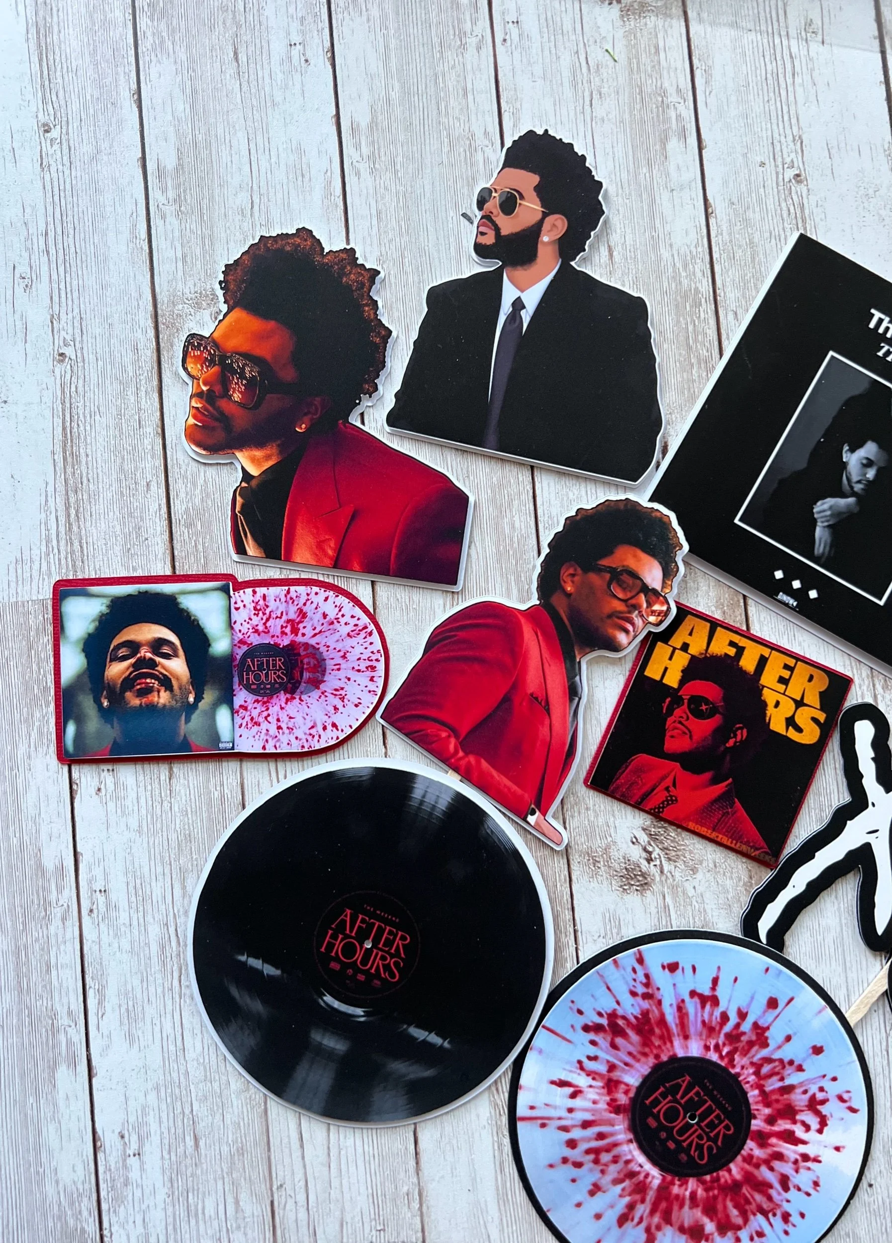 The Weeknd cutouts