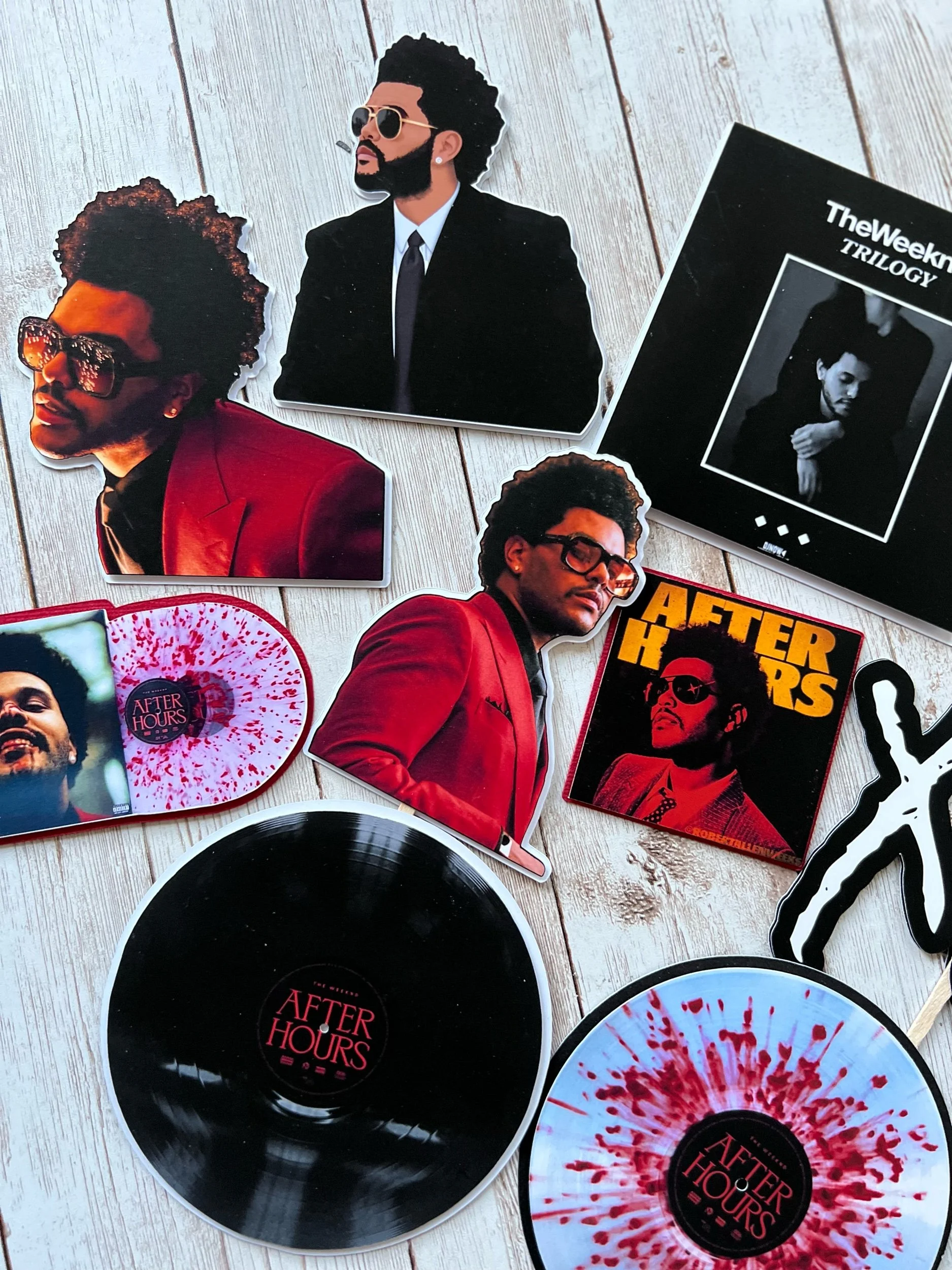 The Weeknd cutouts