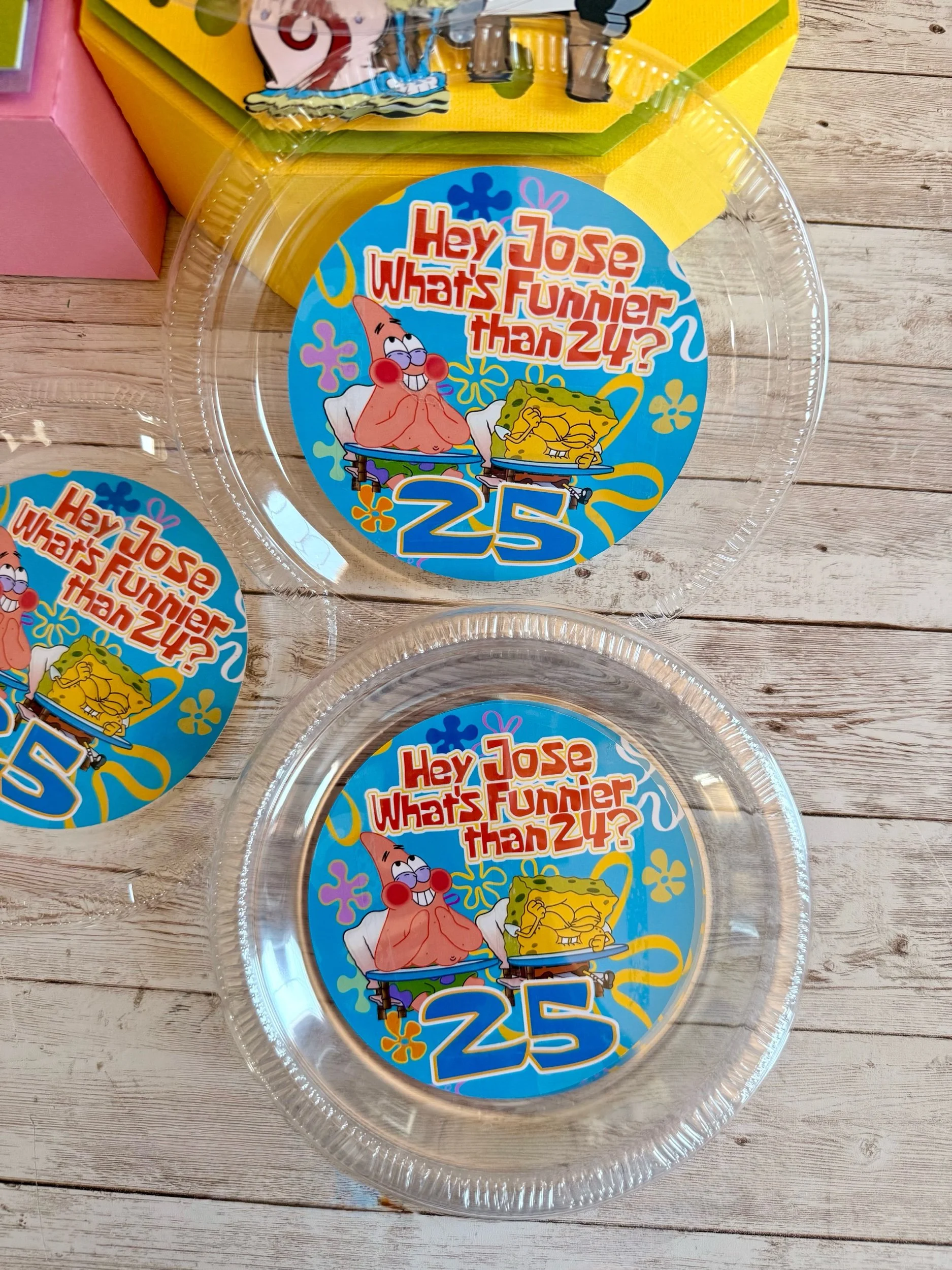 personalized dessert plates