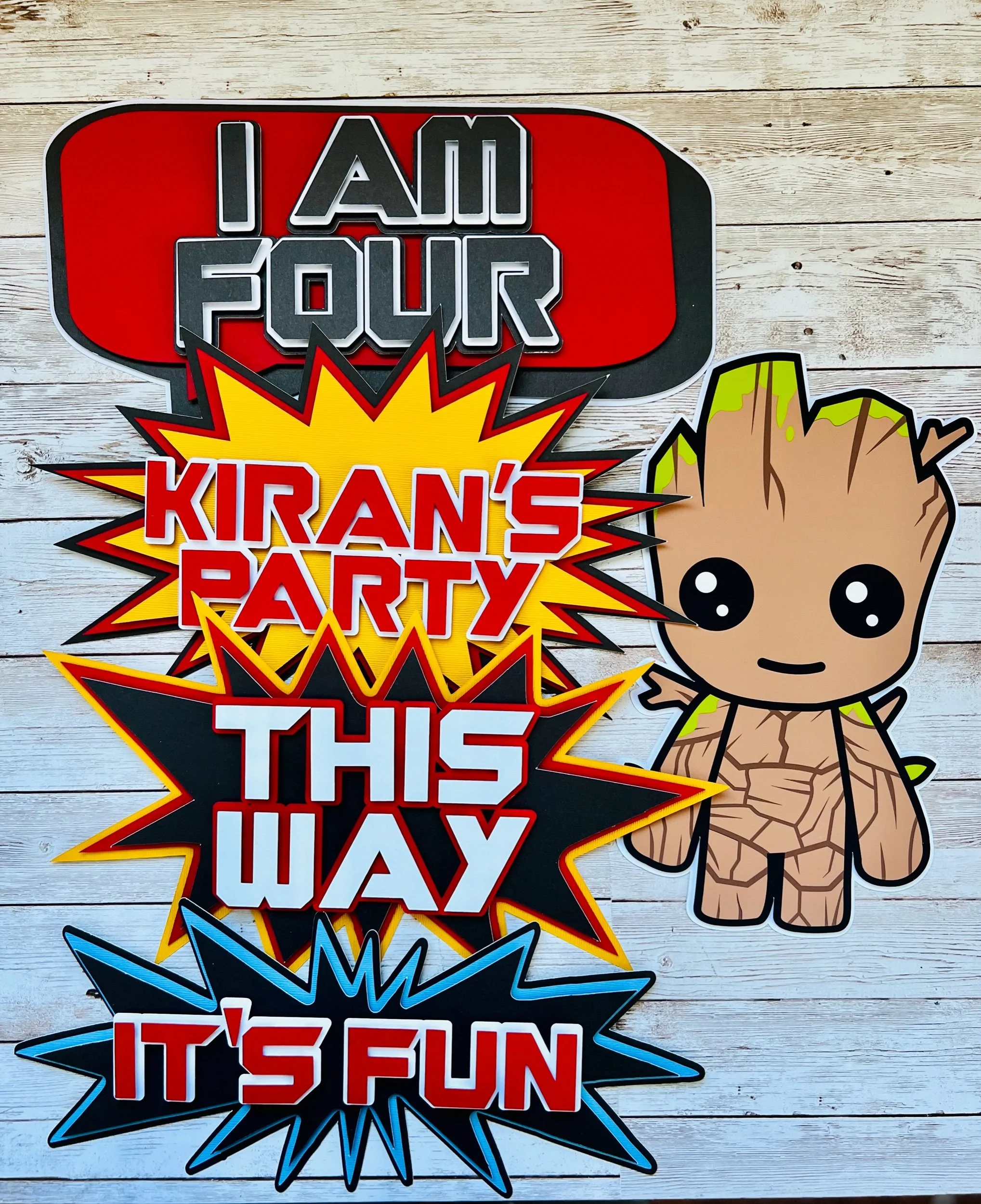 Superhero Party Signs