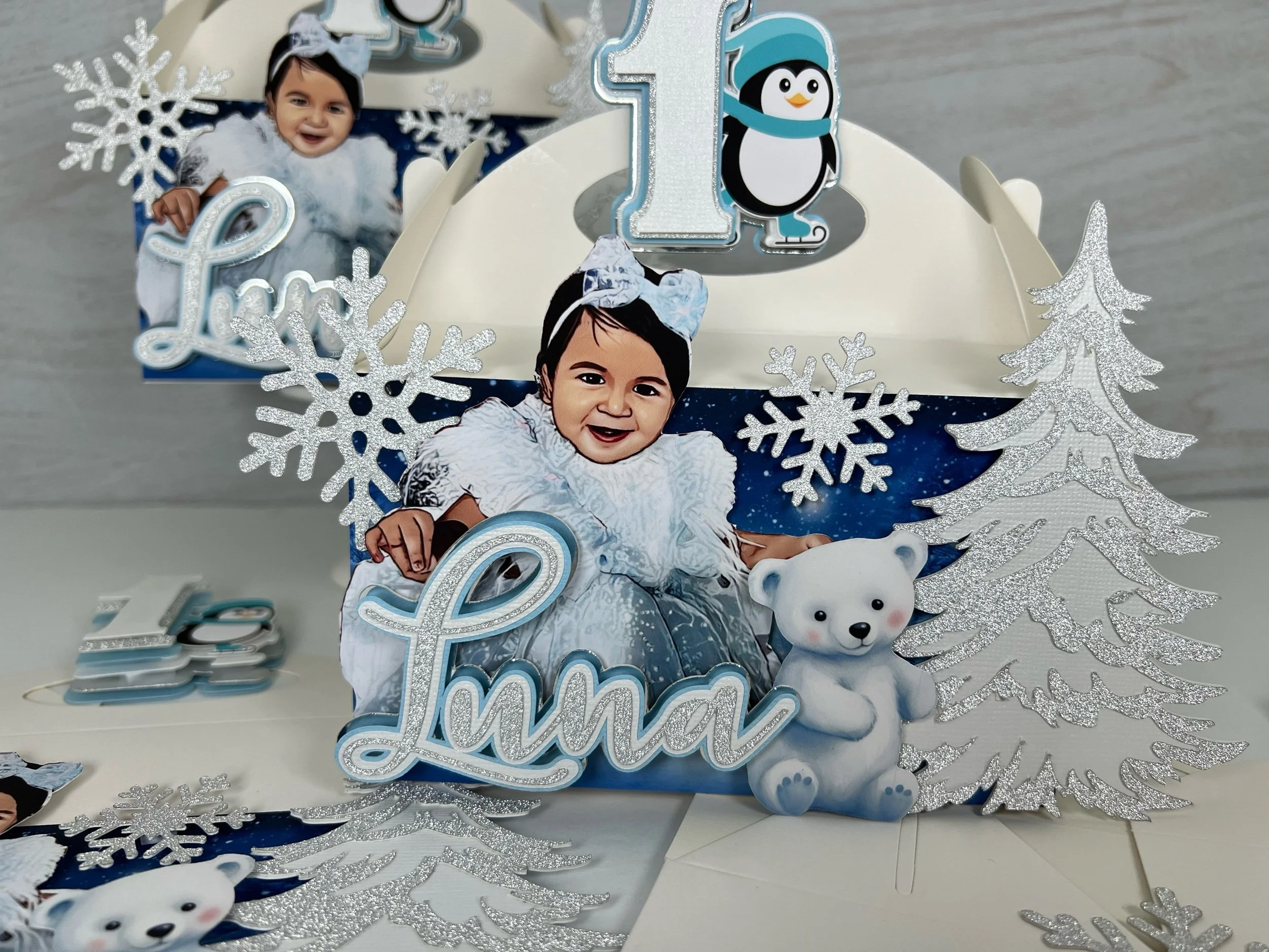 winterland favor boxes