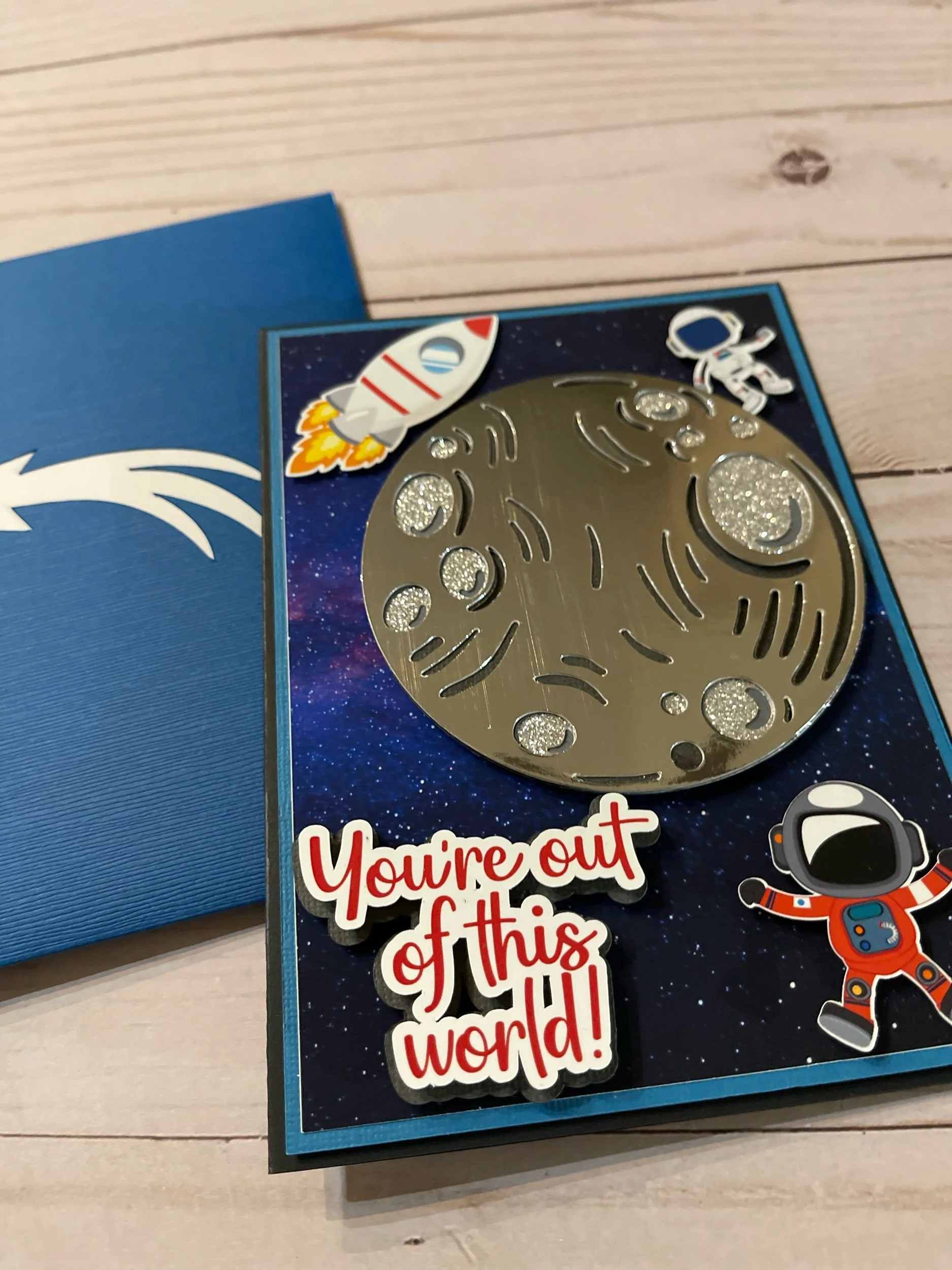 space birthday card