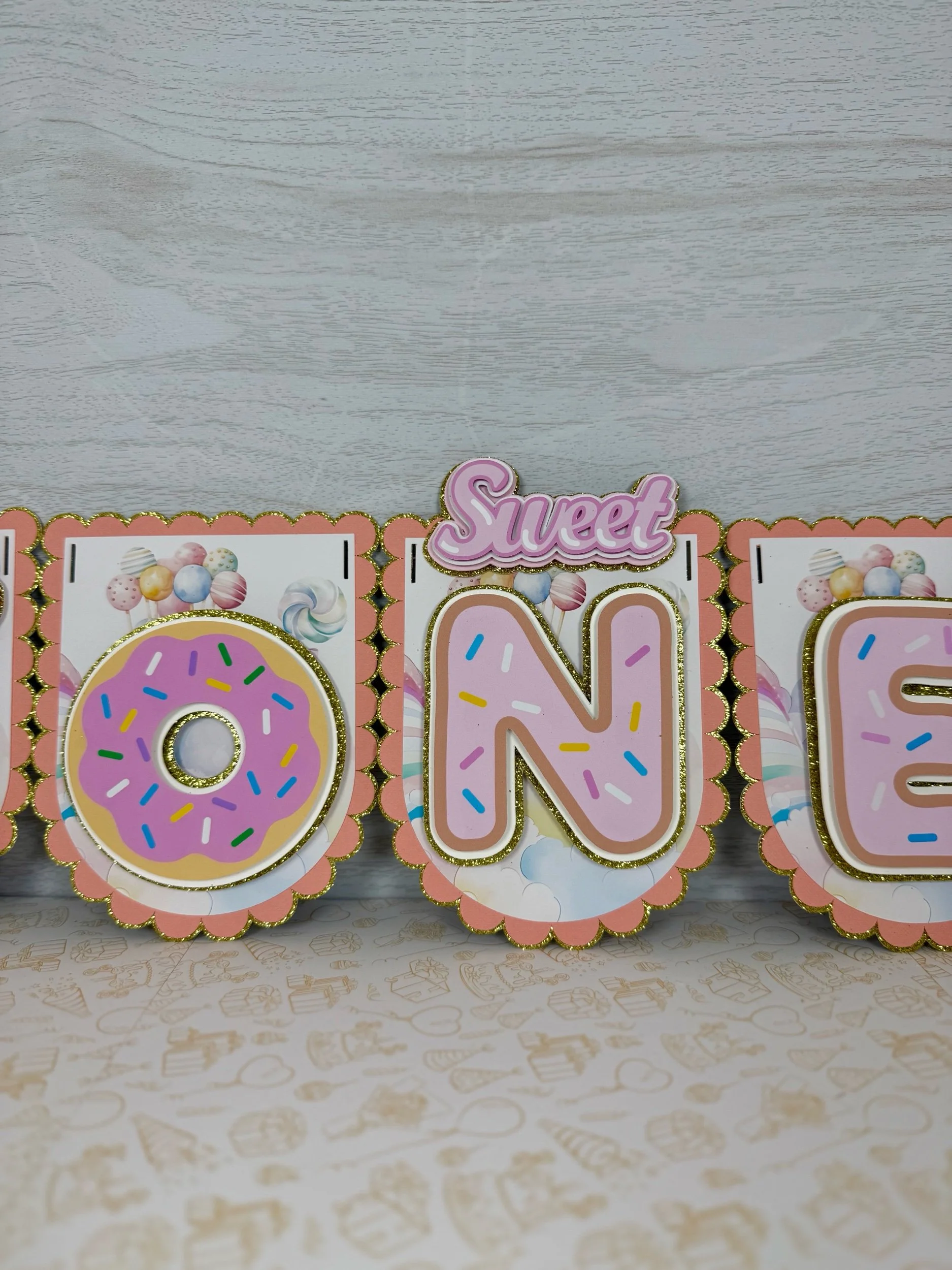 sweet one high chair banner