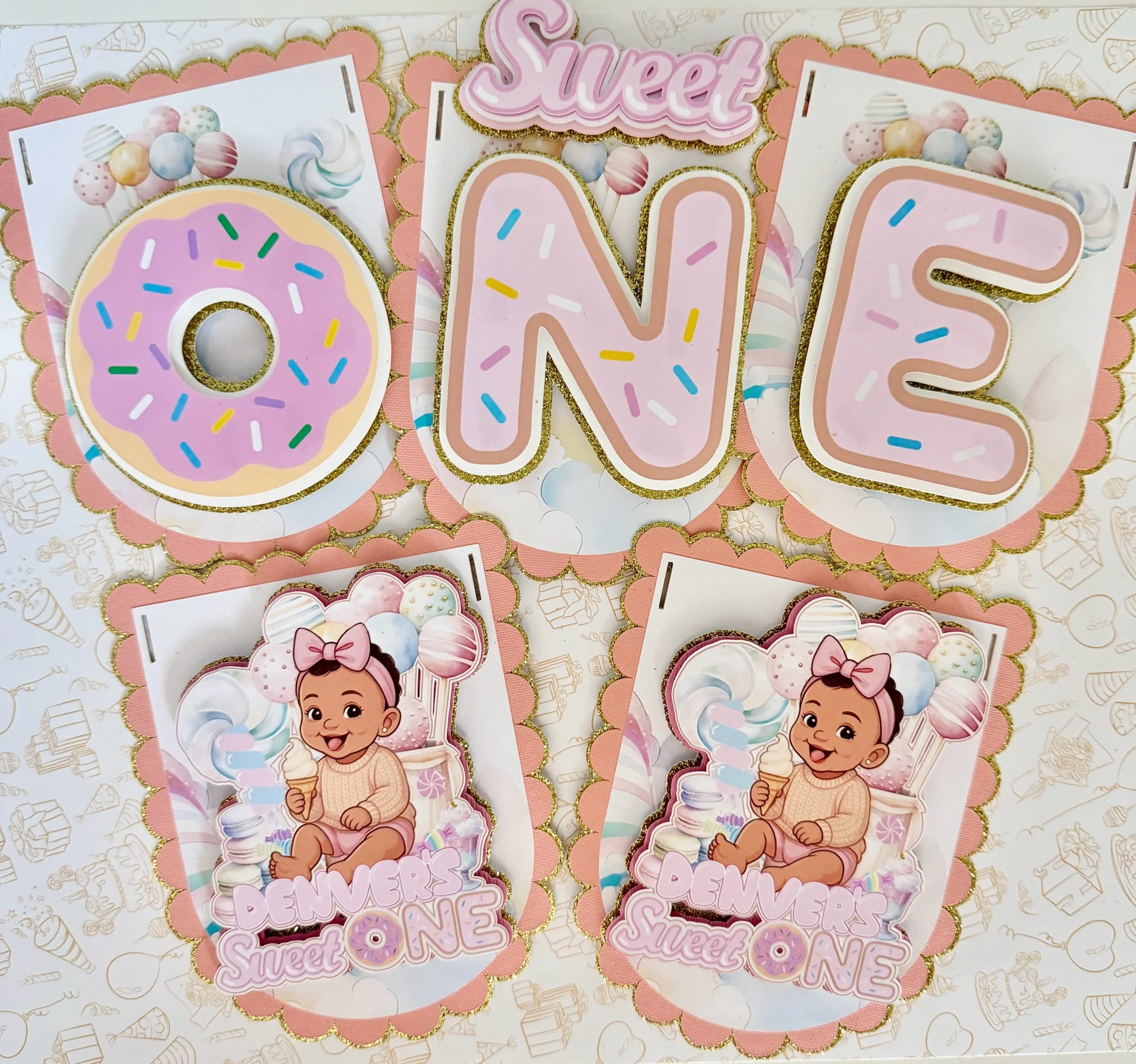 Sweet One High Chair Banner
