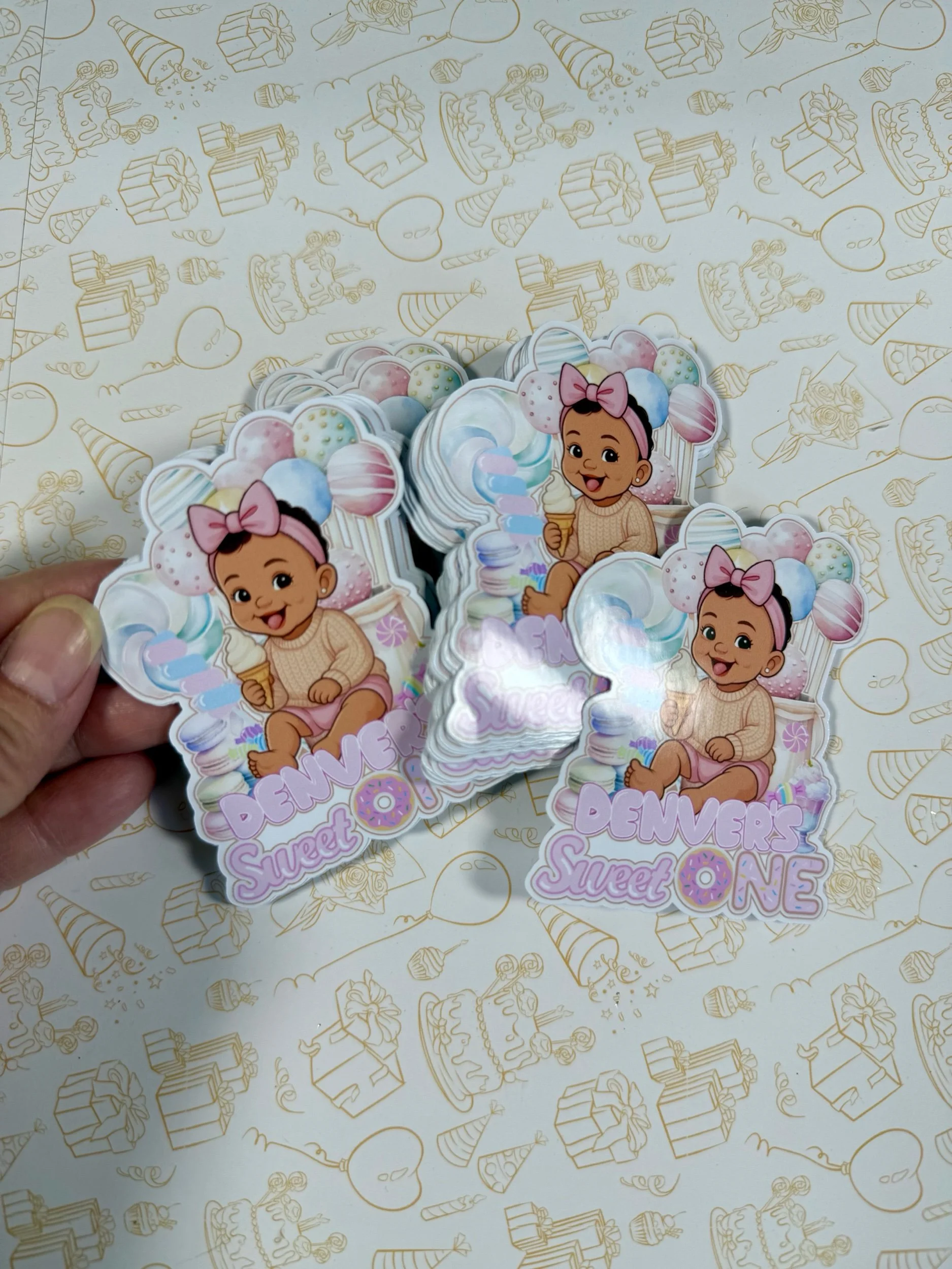 Sweet One Stickers