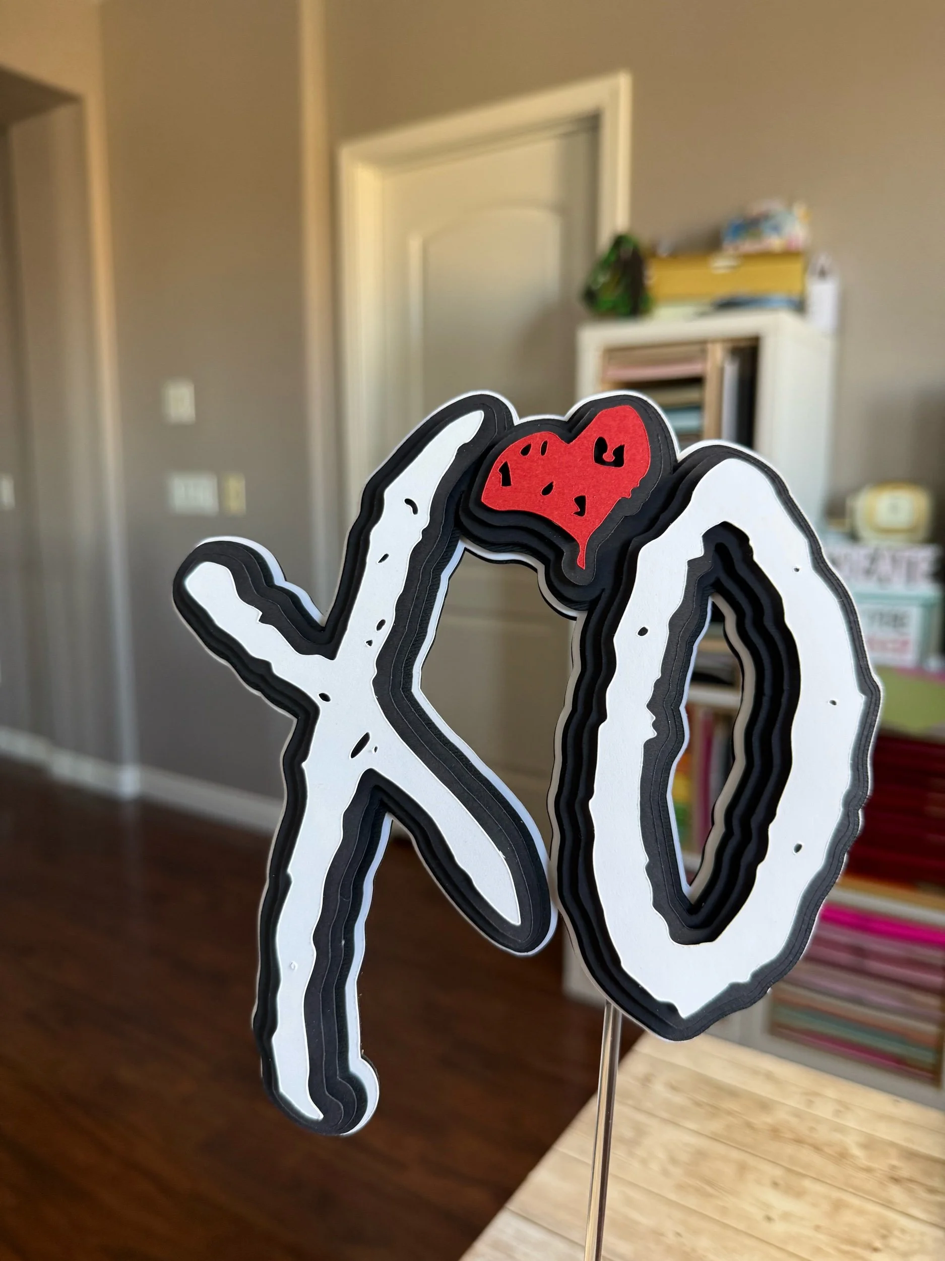 the weeknd cake topper