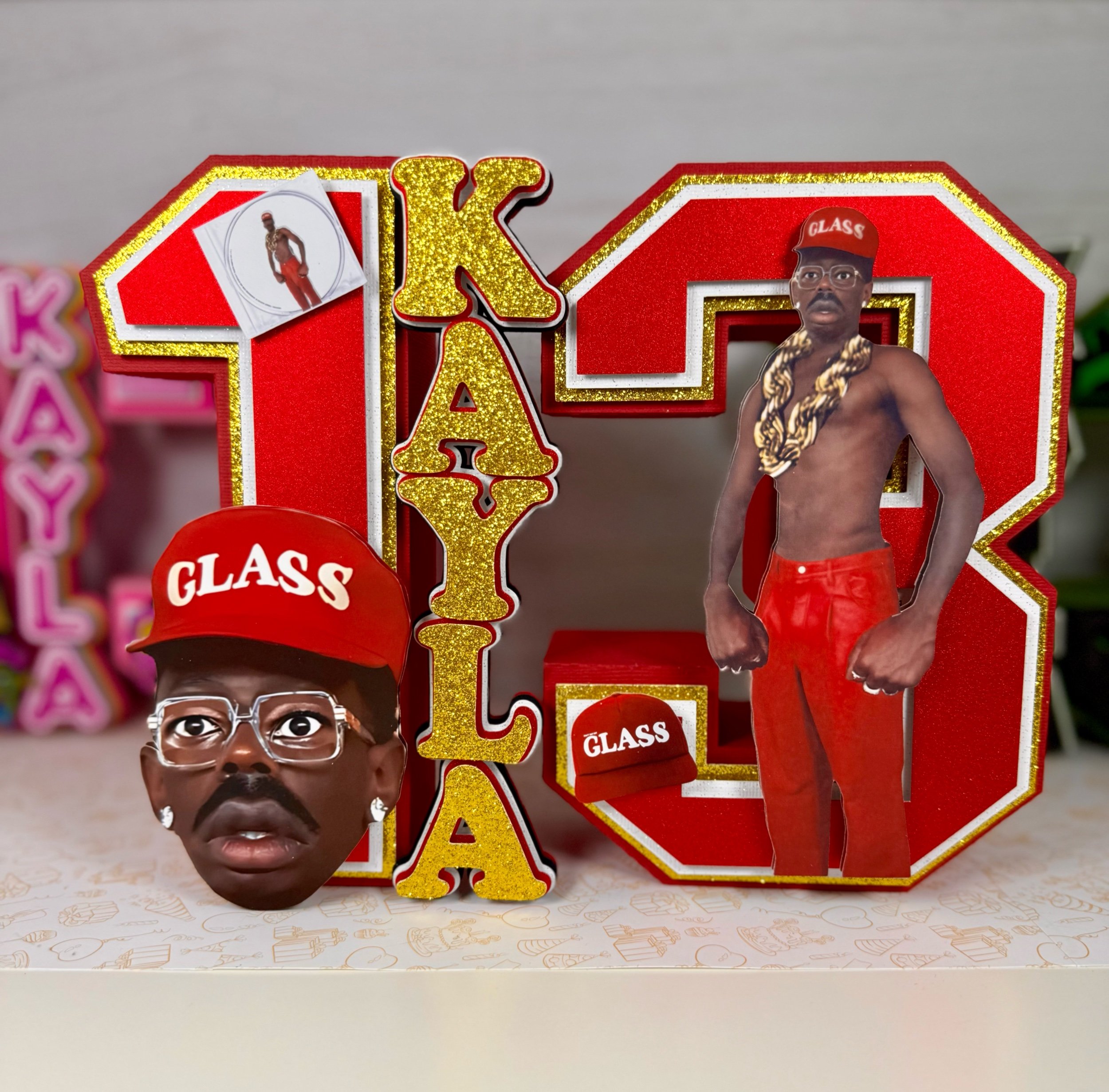 cont tap the glass 3d number