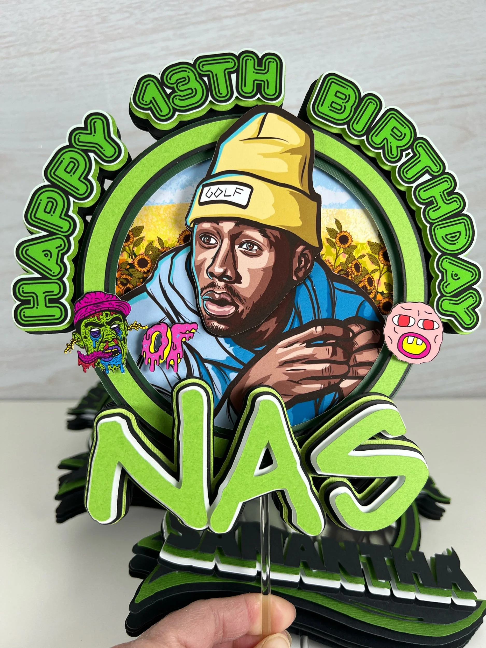 the creator cake topper