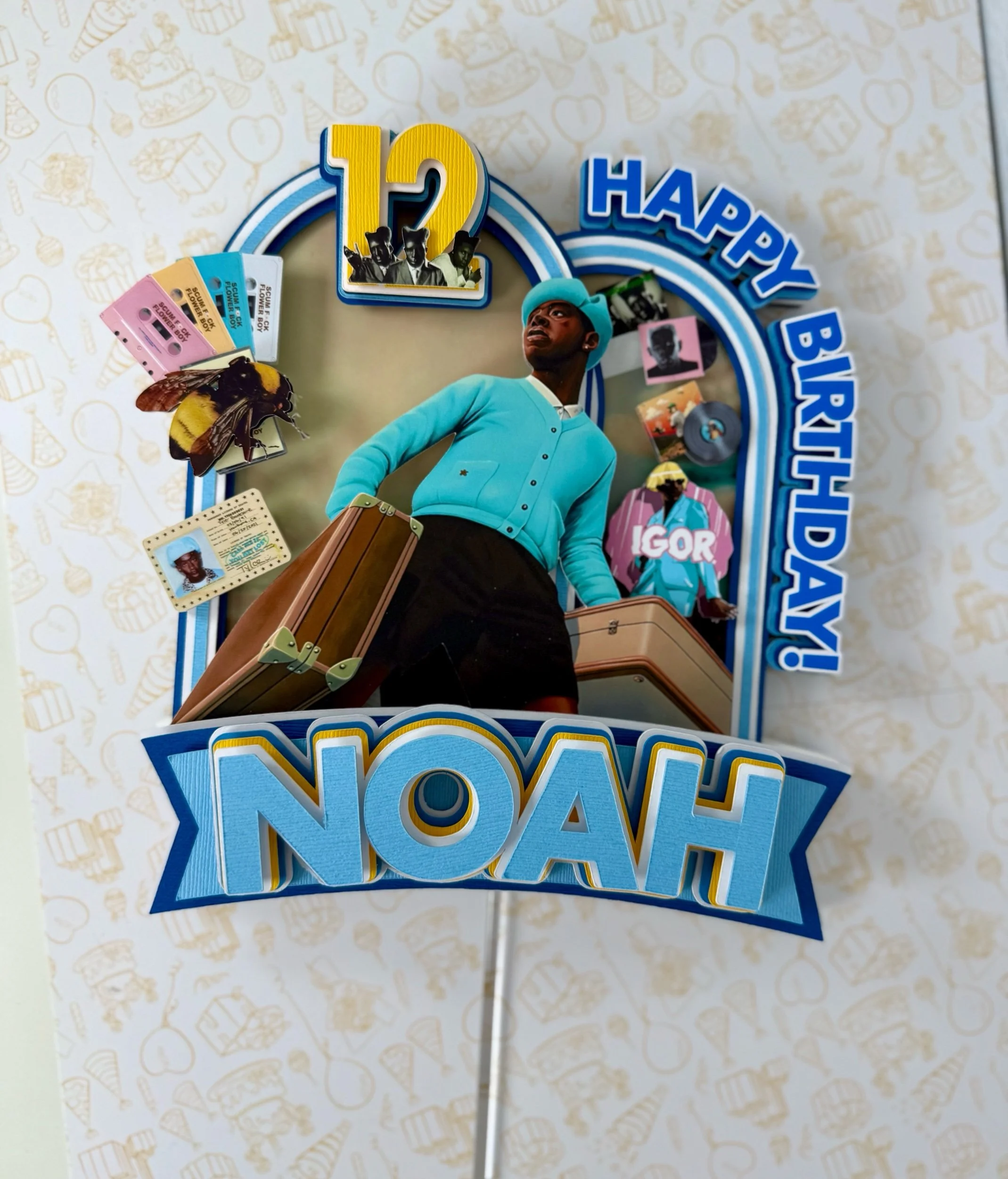 tyler the creator cake topper