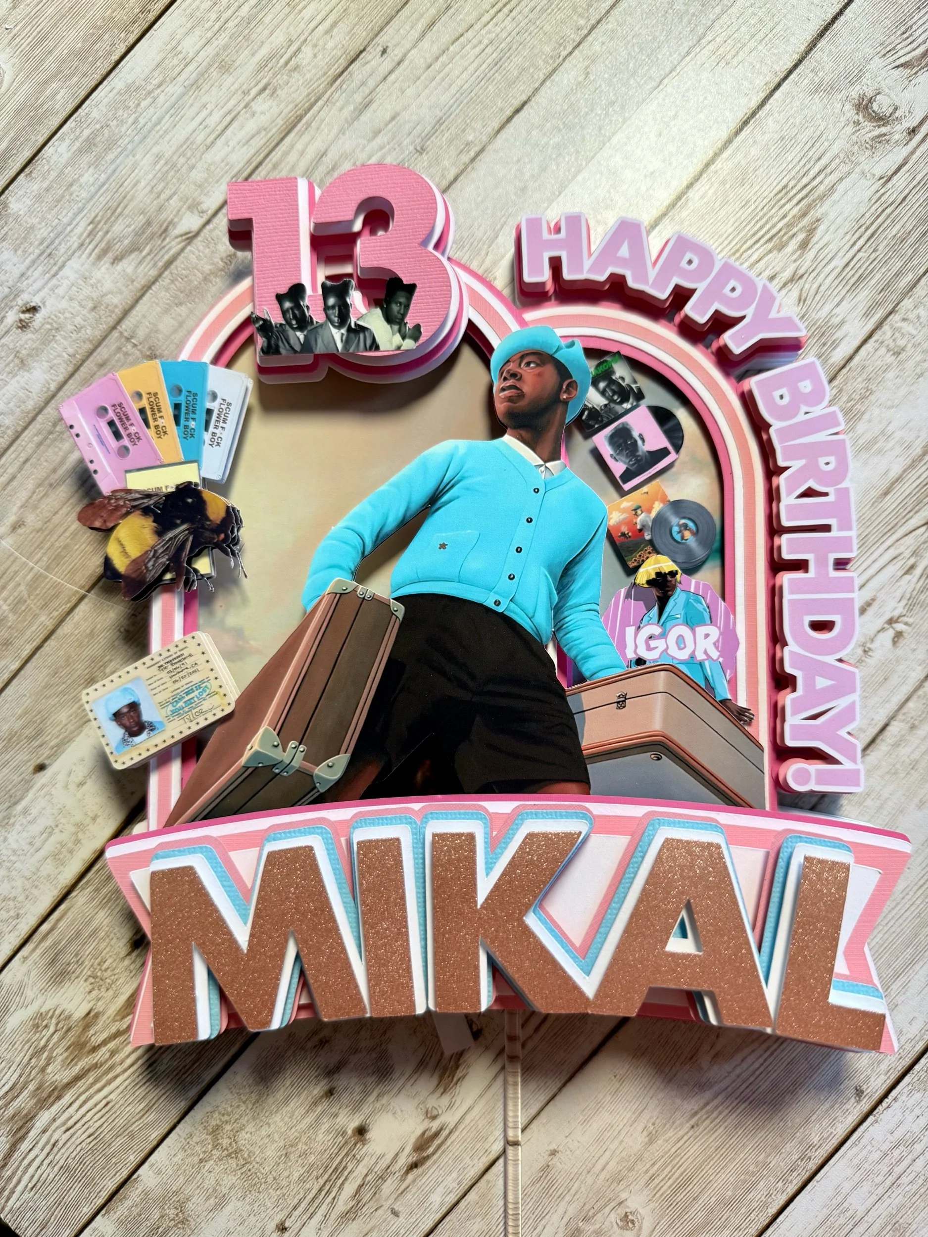 tyler the creator cake topper