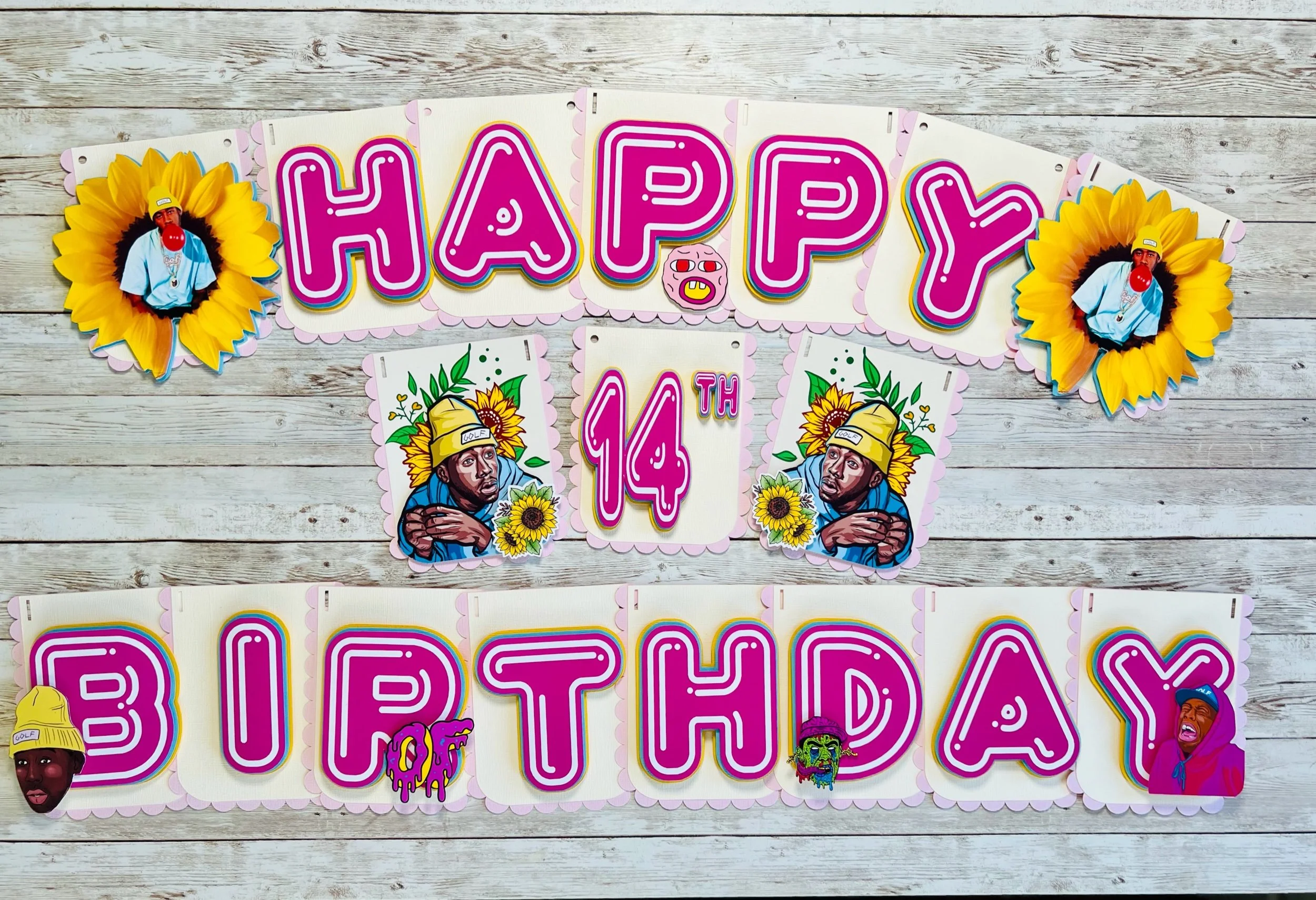 The Creator Cherry Birthday Banner